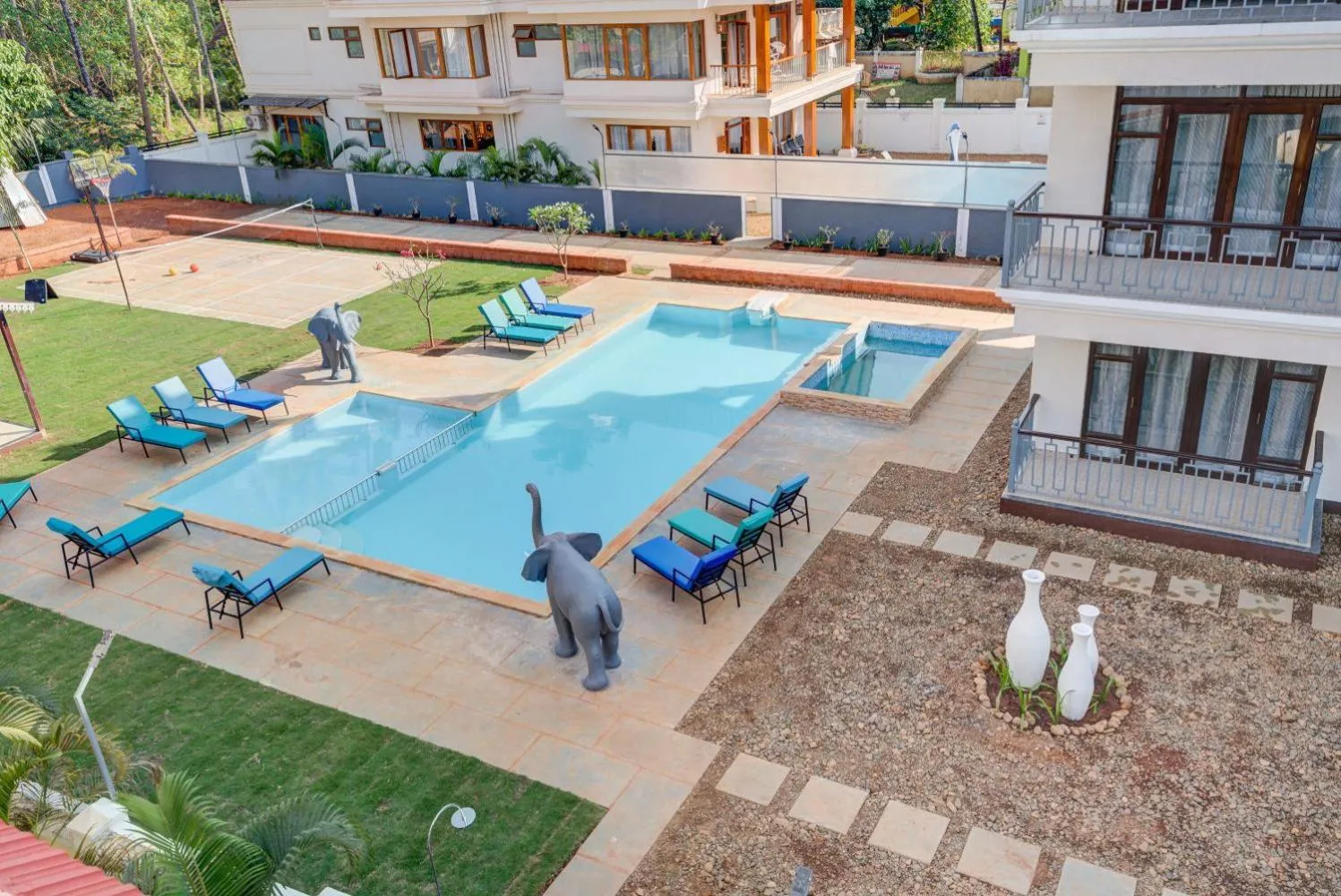 Natural landscape in Private Villa Calangute Resort -10BHK