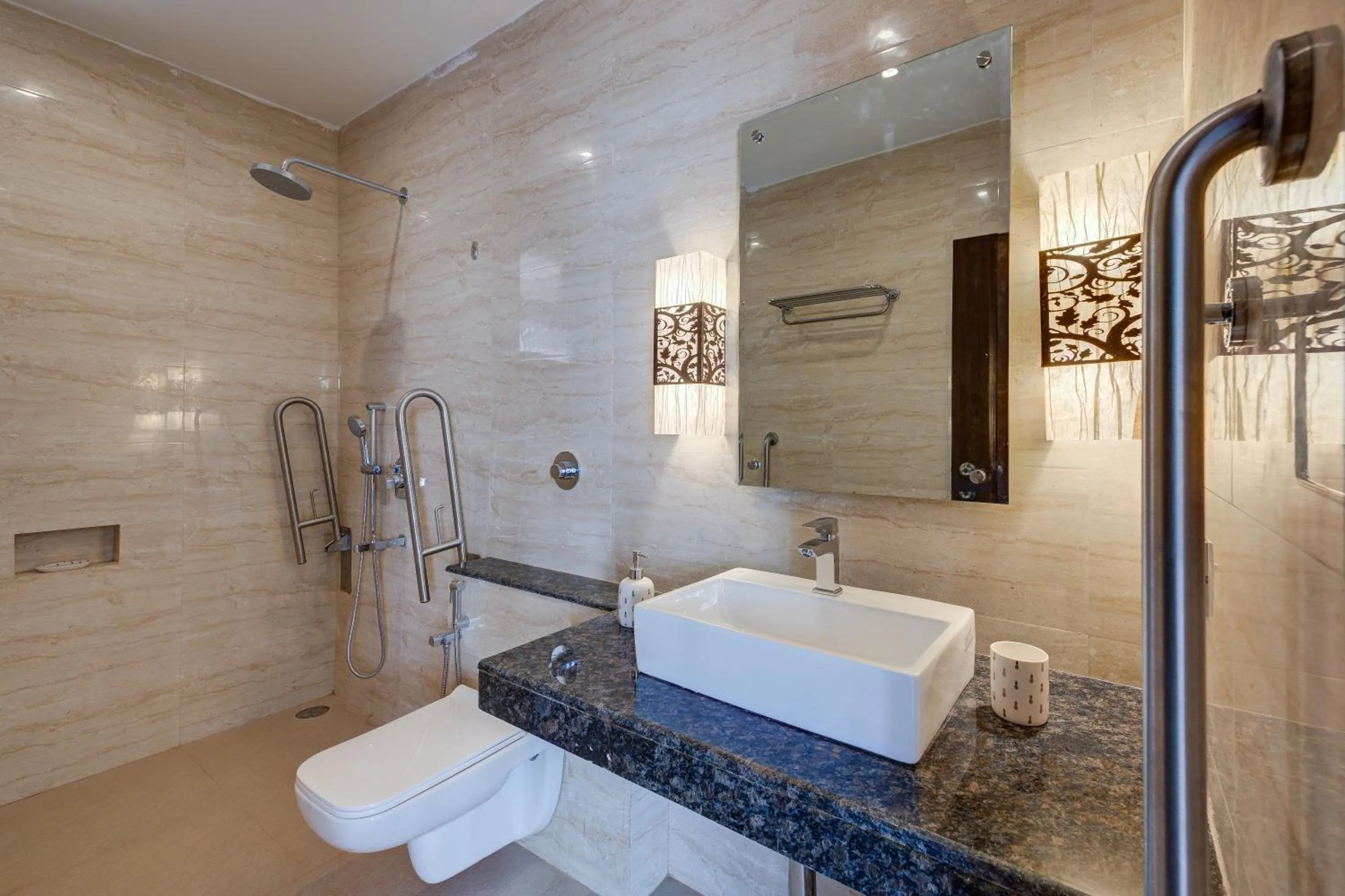 Toilet in Private Villa Calangute Resort -10BHK