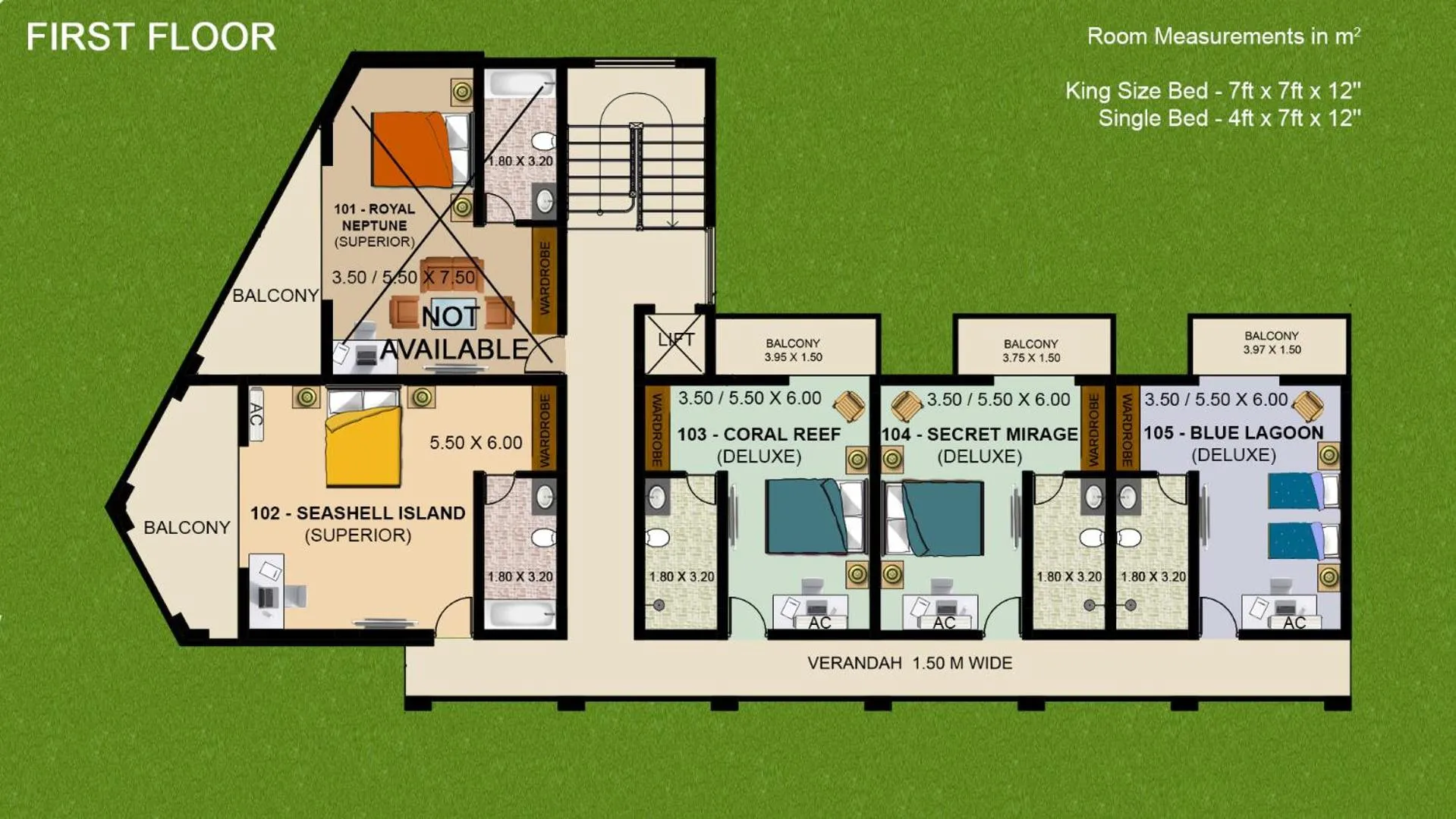 Bird's eye view in Private Villa Calangute Resort -10BHK