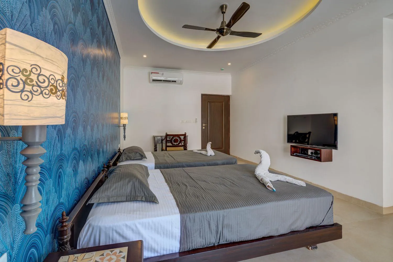Bed in Private Villa Calangute Resort -10BHK
