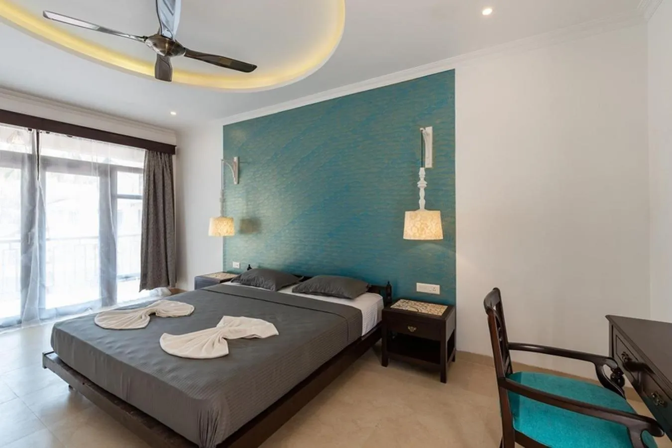 Bed in Private Villa Calangute Resort -10BHK