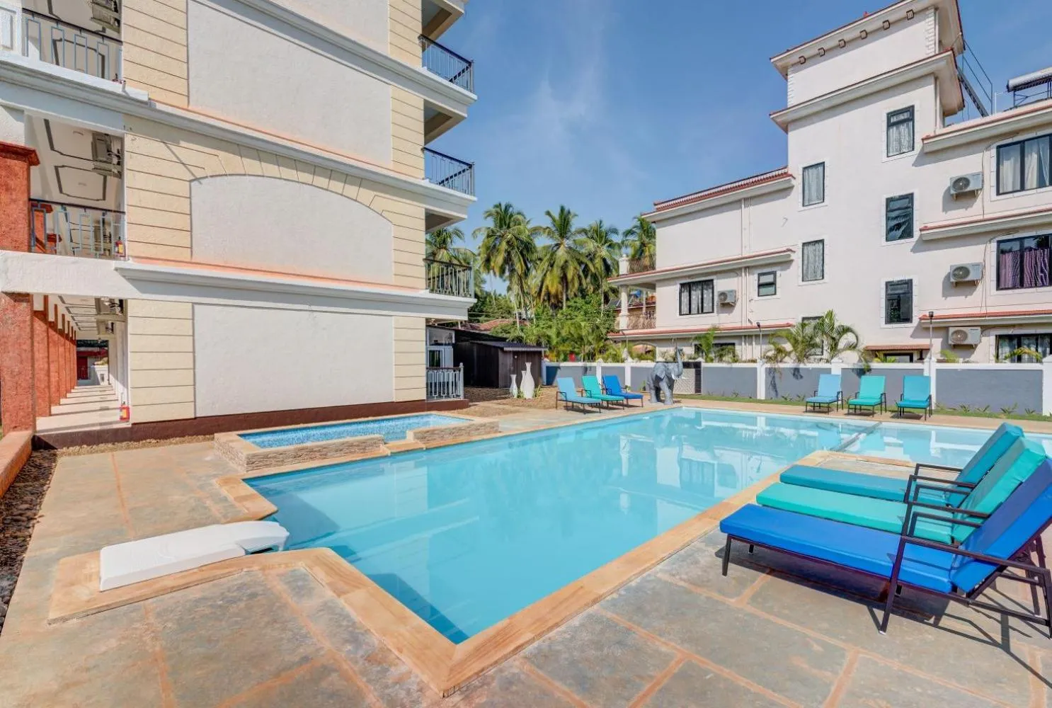 Shower in Private Villa Calangute Resort -10BHK