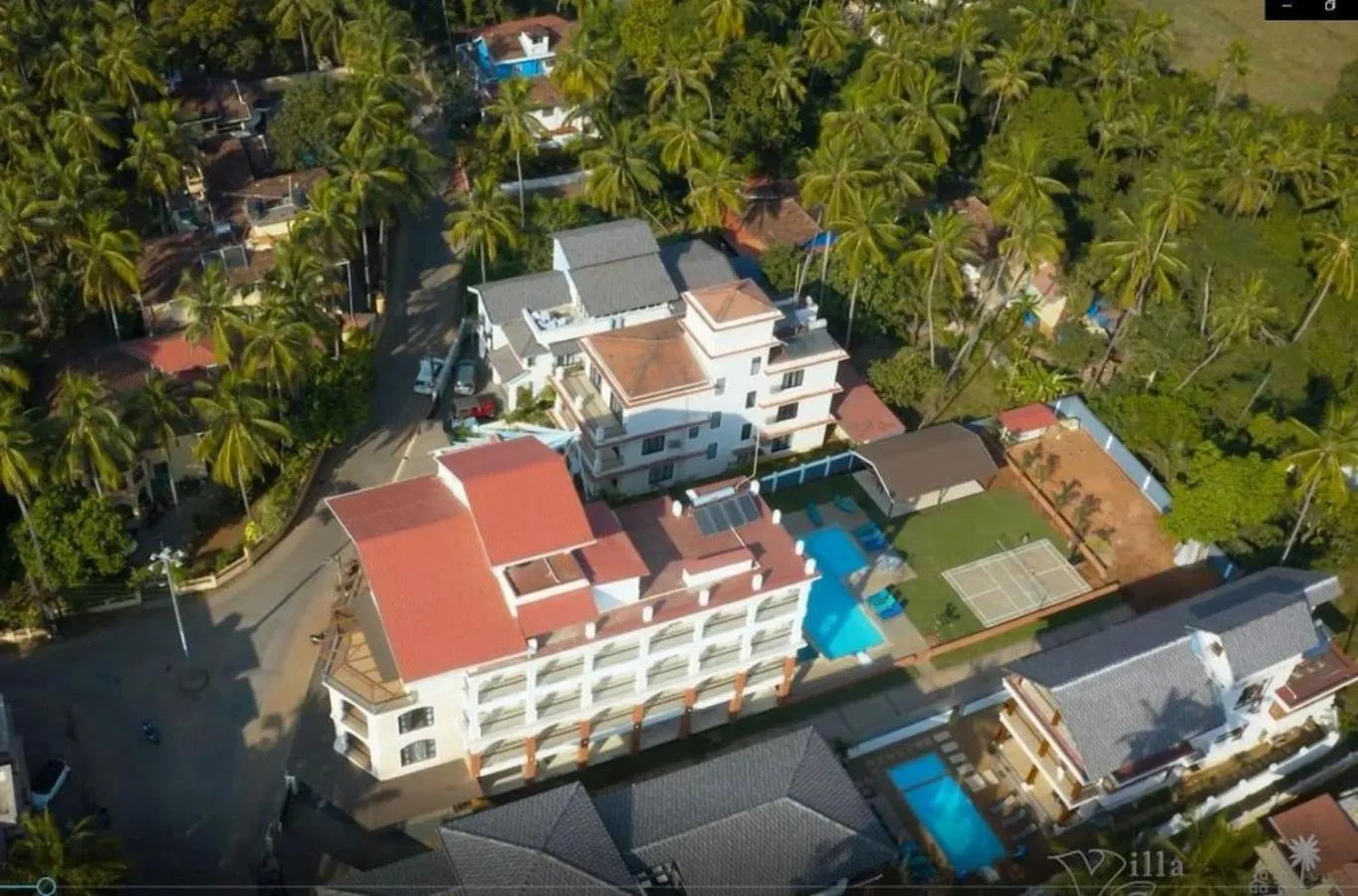 Patio in Private Villa Calangute Resort -10BHK