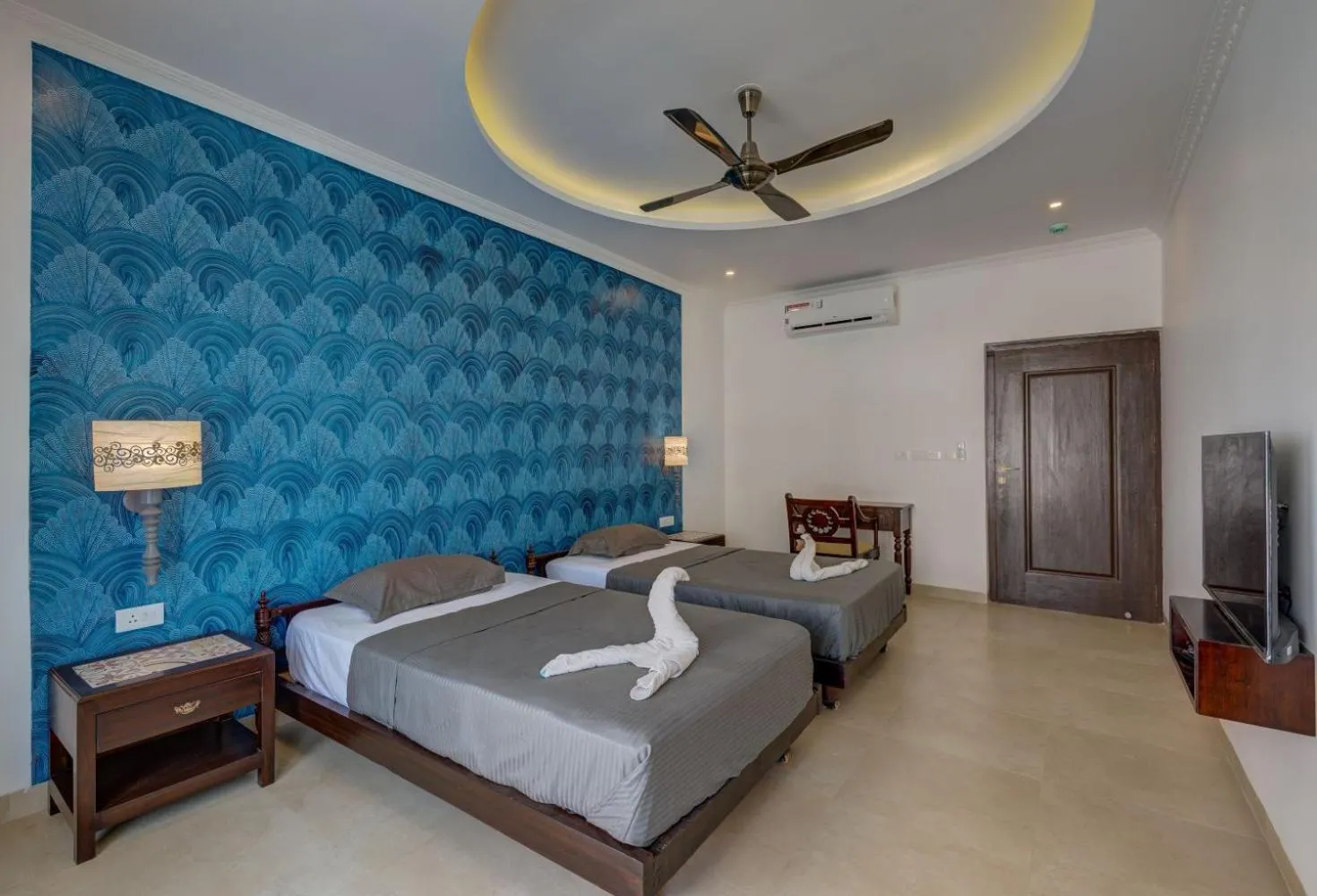 Bed in Private Villa Calangute Resort -10BHK