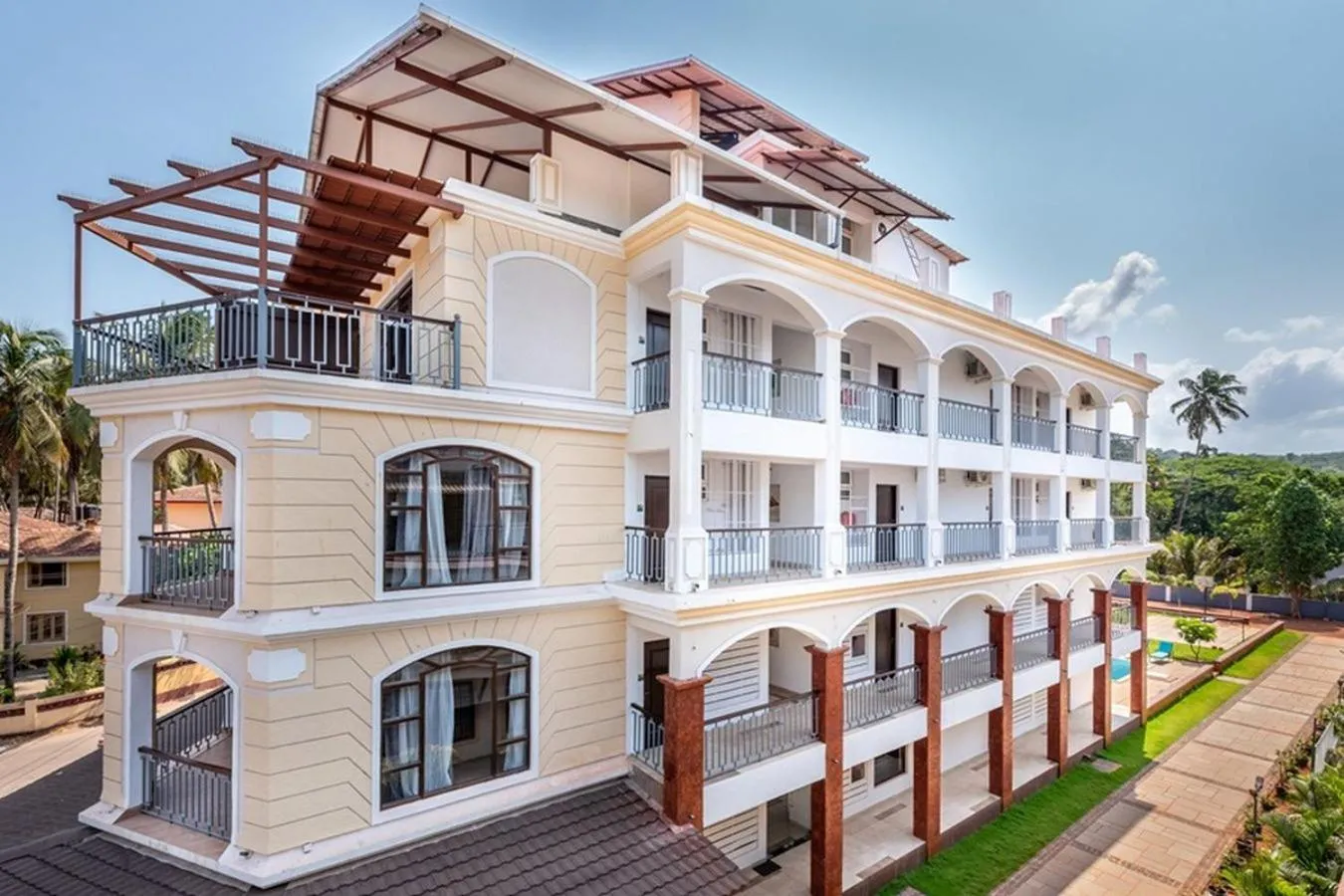 Property building in Private Villa Calangute Resort -10BHK