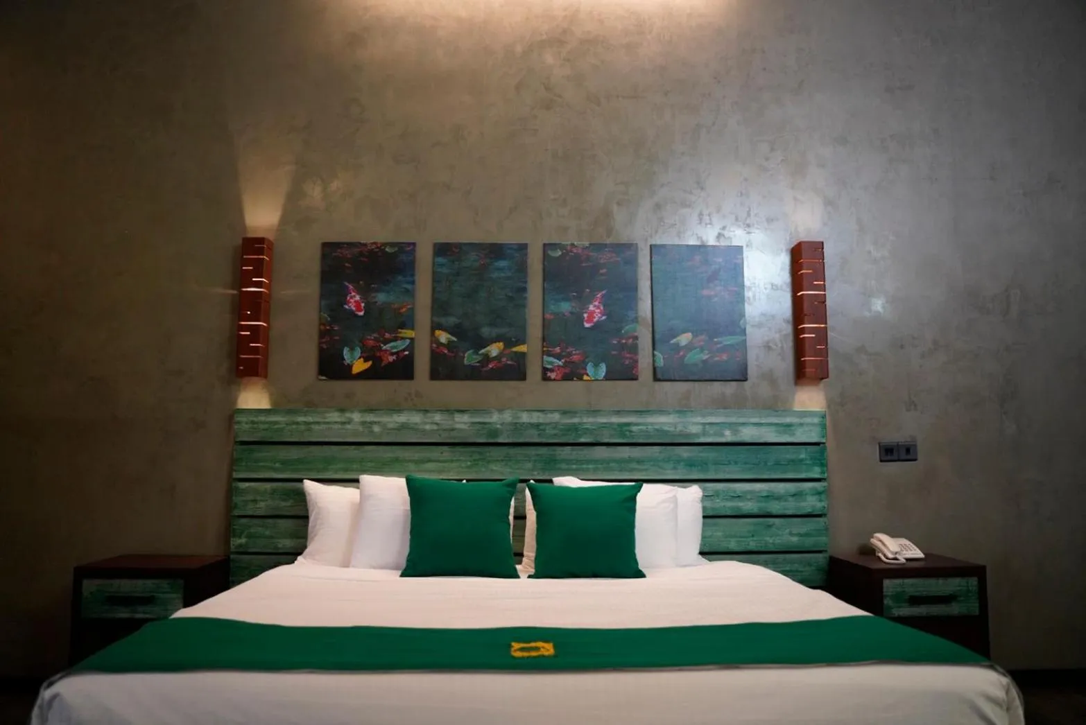 Bed in SOLUNA BEACH RESORT