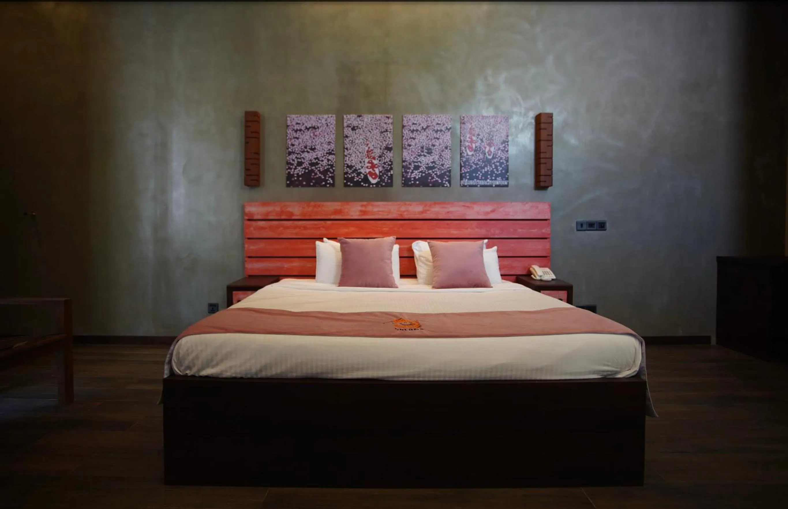 Bed in SOLUNA BEACH RESORT