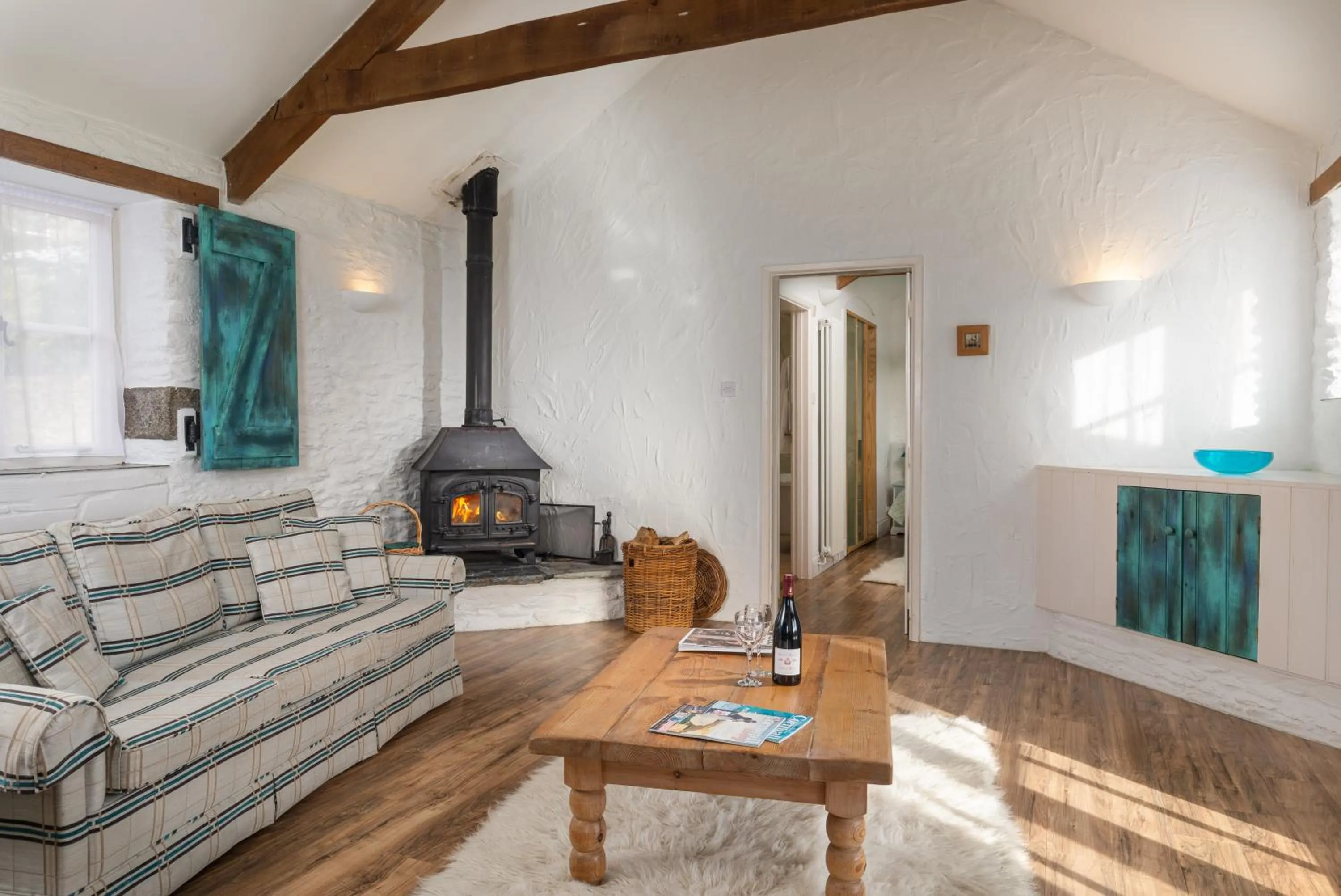 Living room in Trenderway Farm
