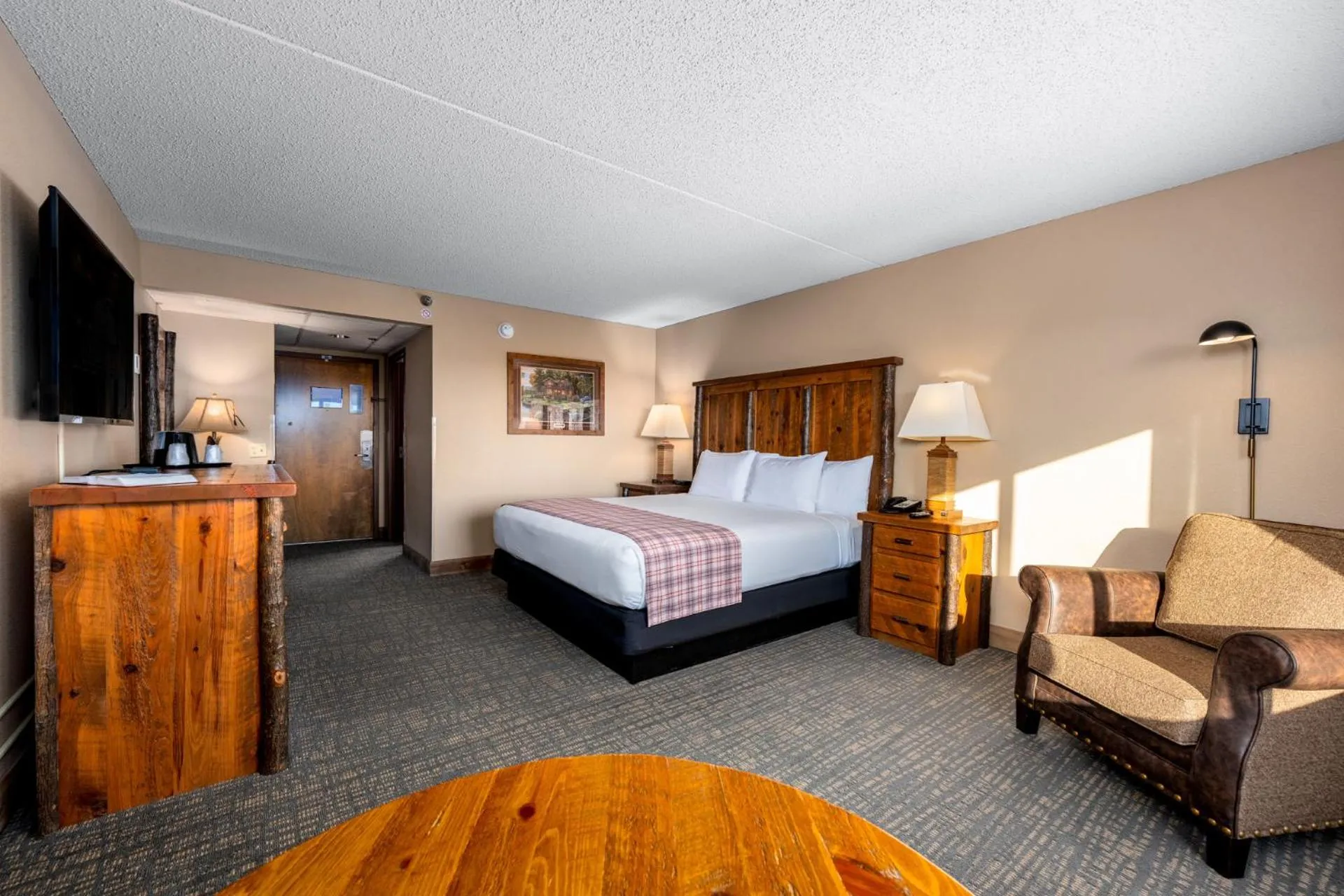 Bed in Lodge of the Ozarks