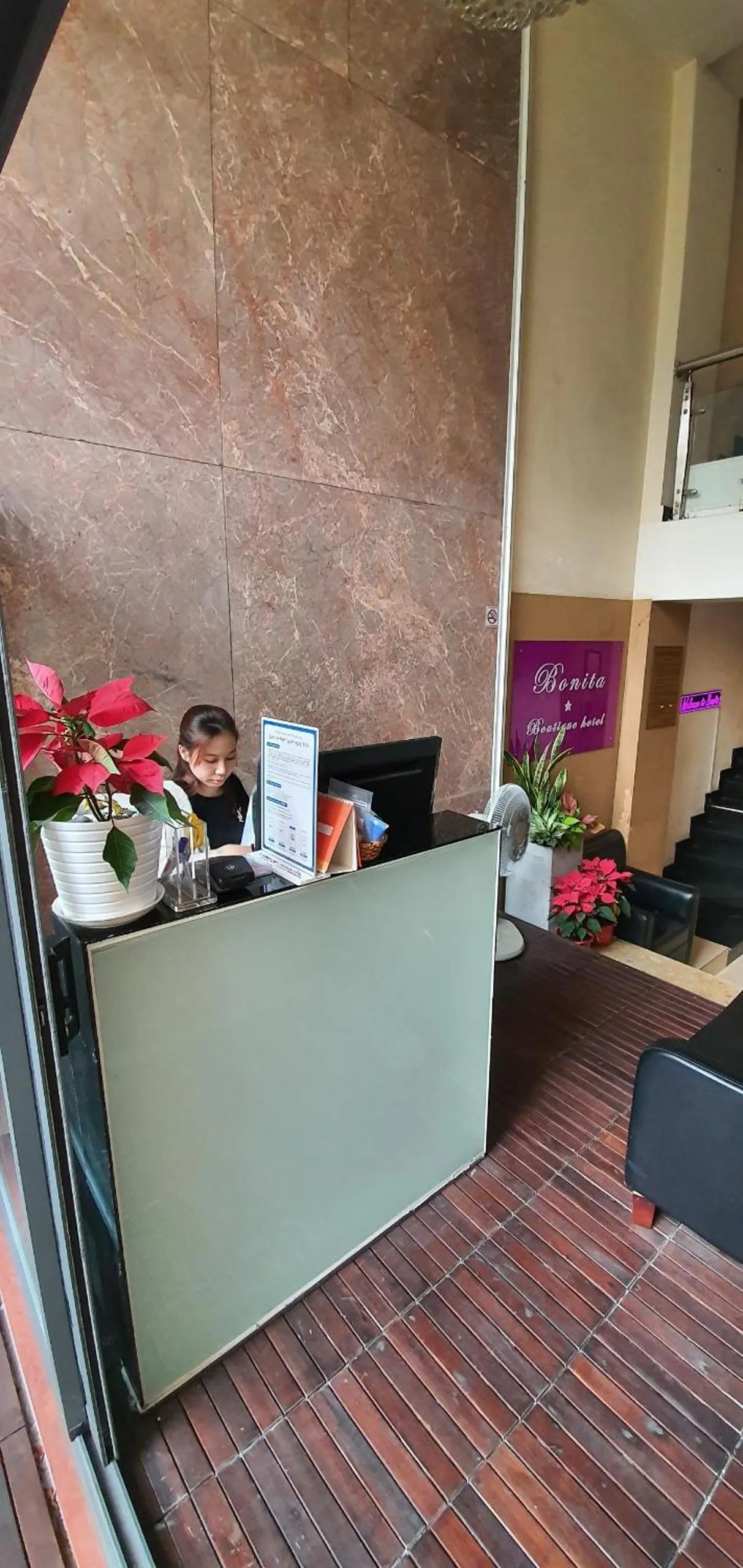 Lobby or reception in Bonita Boutique Hotel