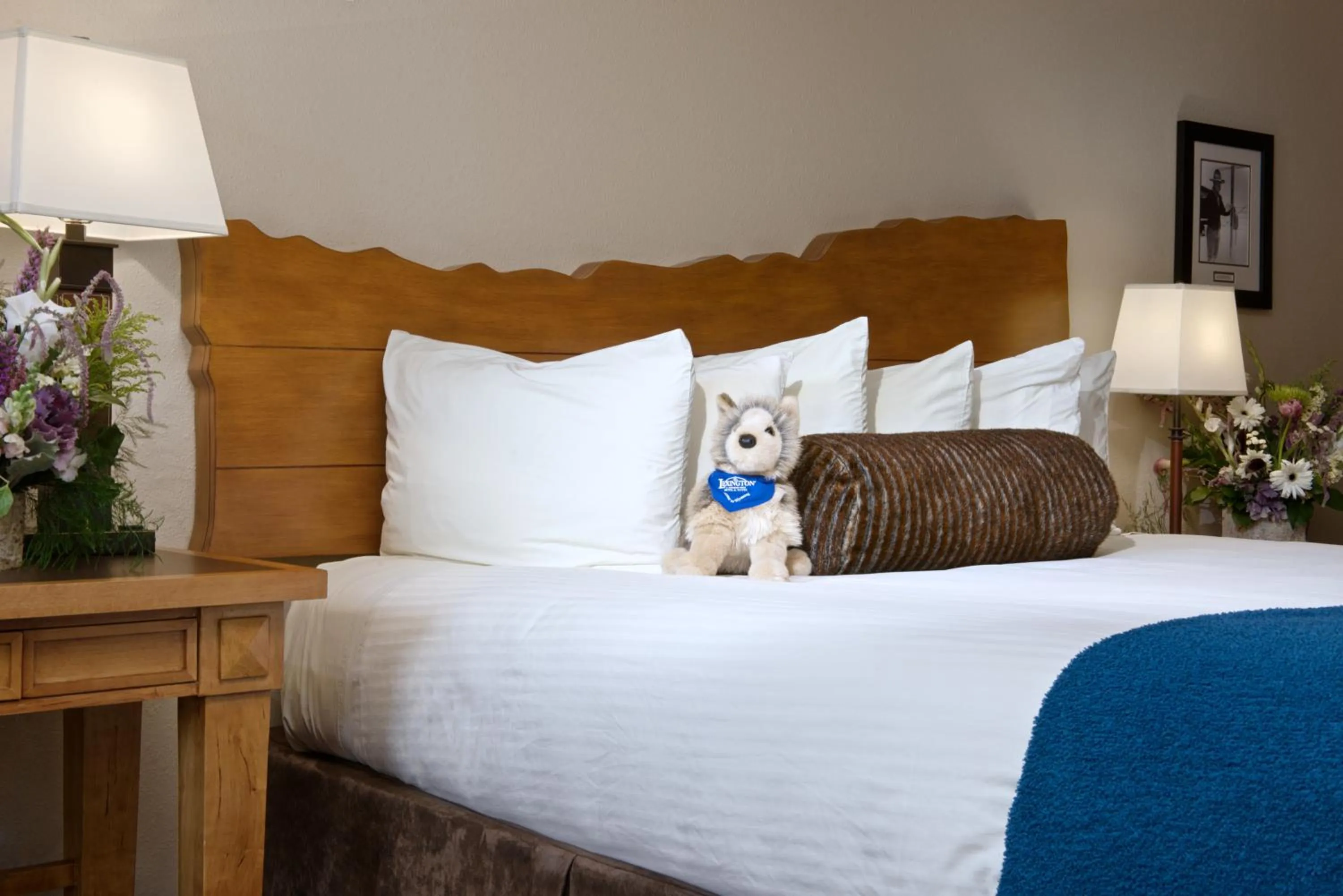 Bed in The Lexington at Jackson Hole