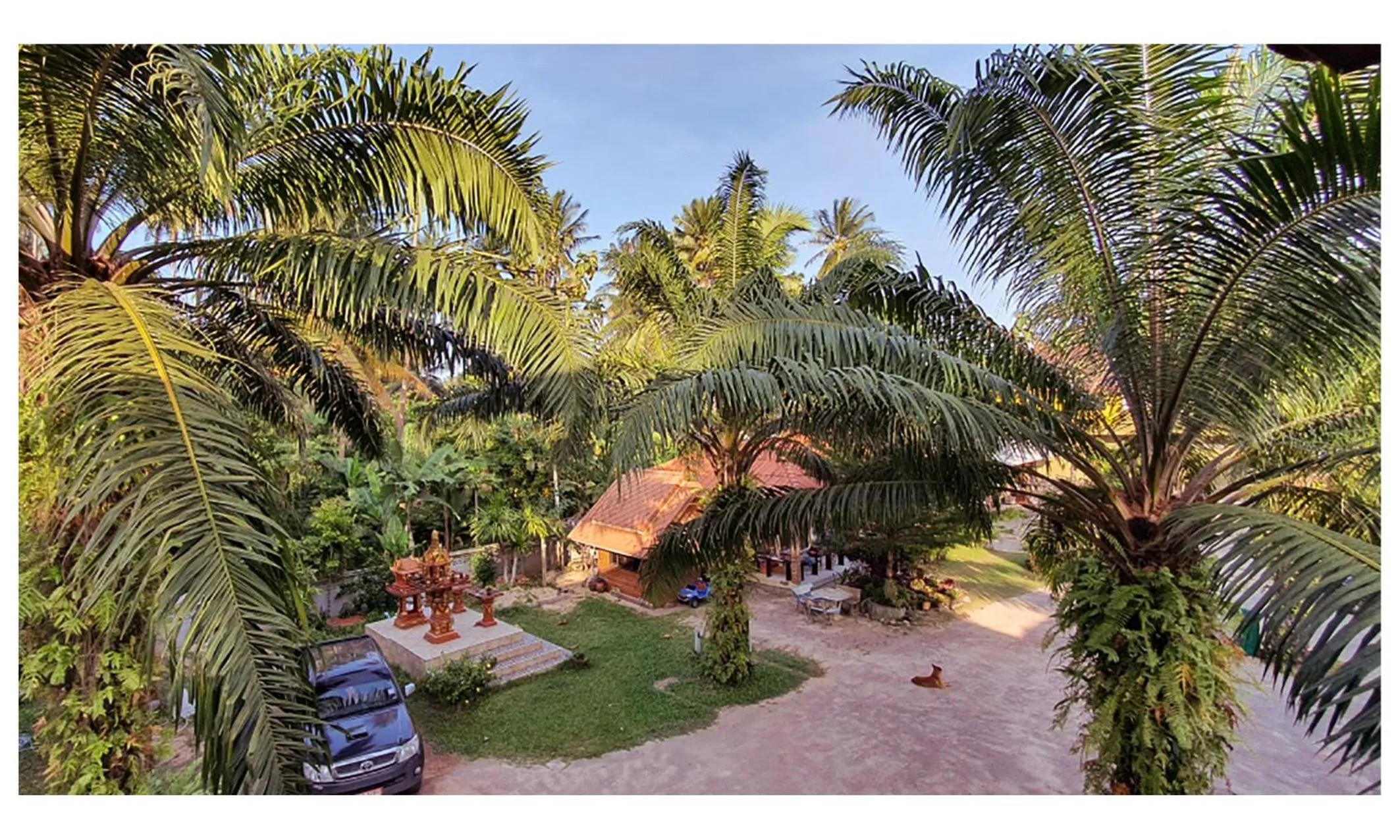 Garden view in TAWAN RESORT