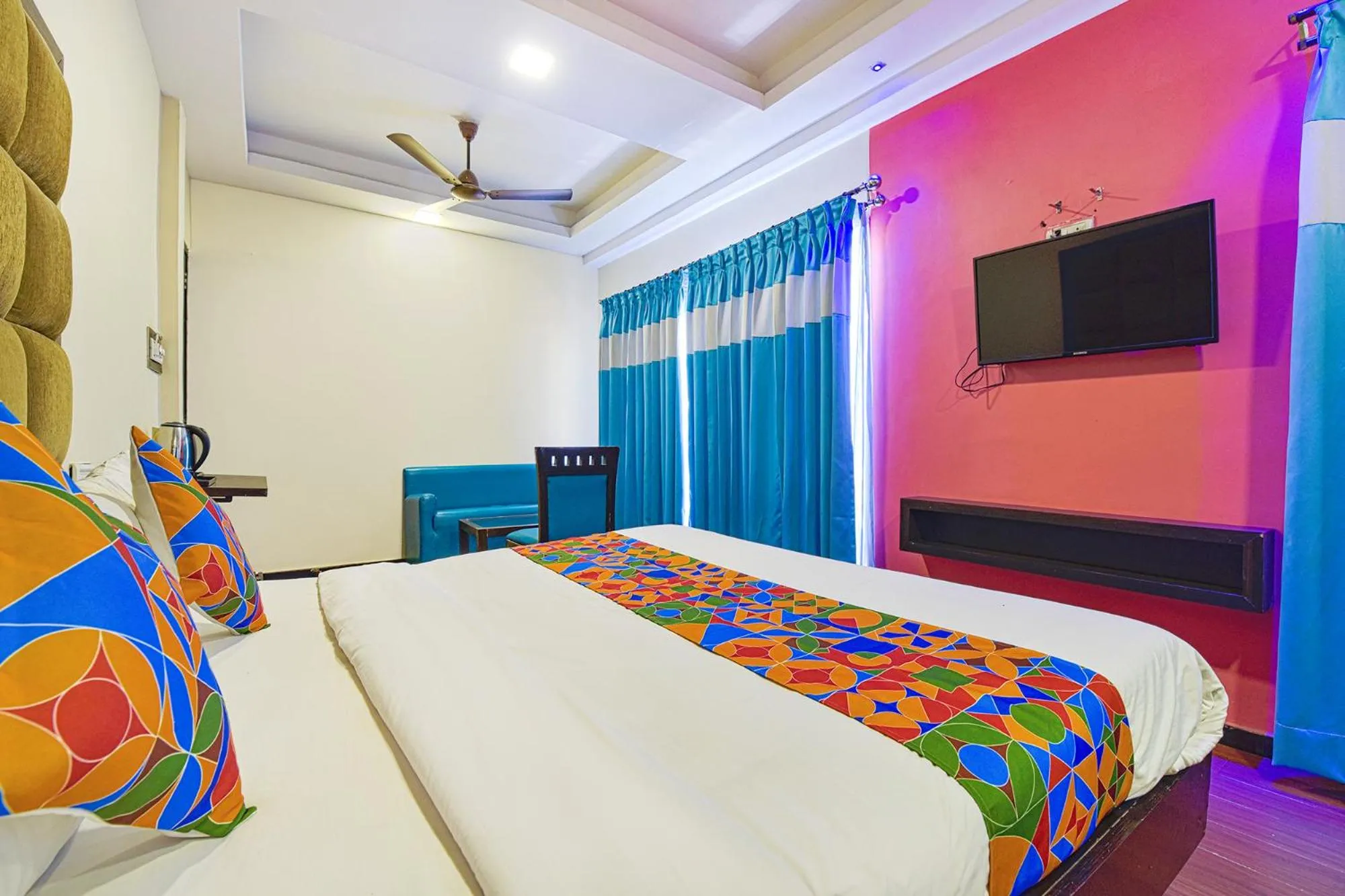 Bed in FabHotel Teliko Silver