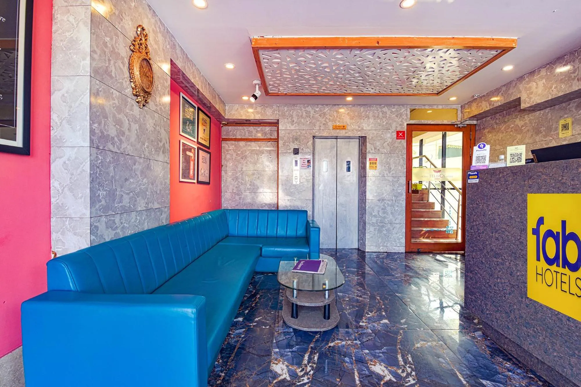 Seating area in FabHotel Teliko Silver