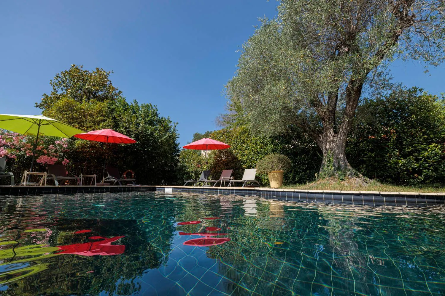 Swimming pool in Hôtel du Clos
