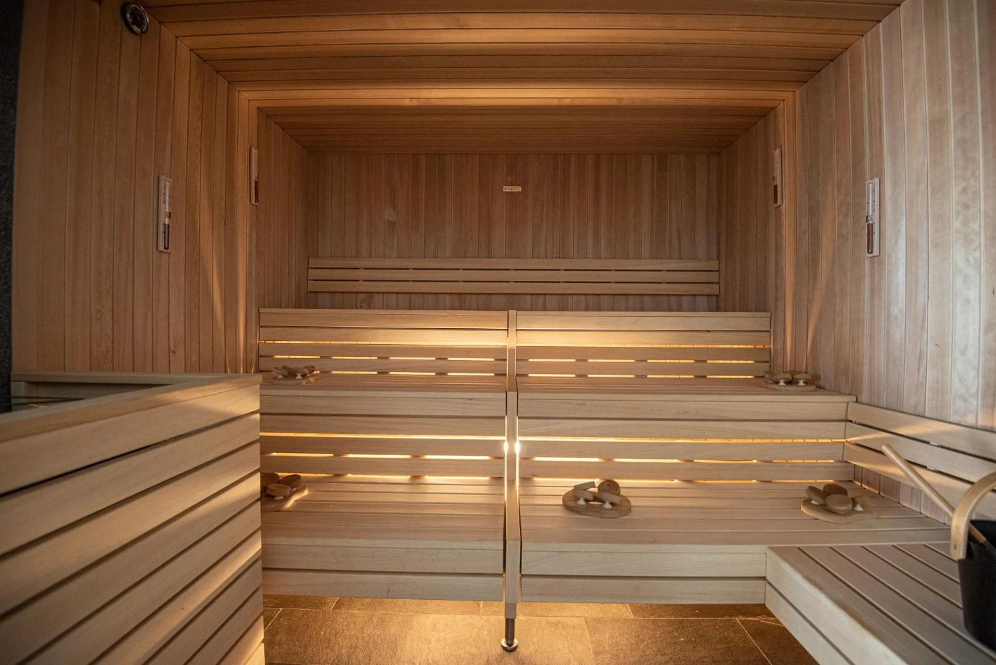 Sauna in Castello Bonaria Wine & Spa Resort