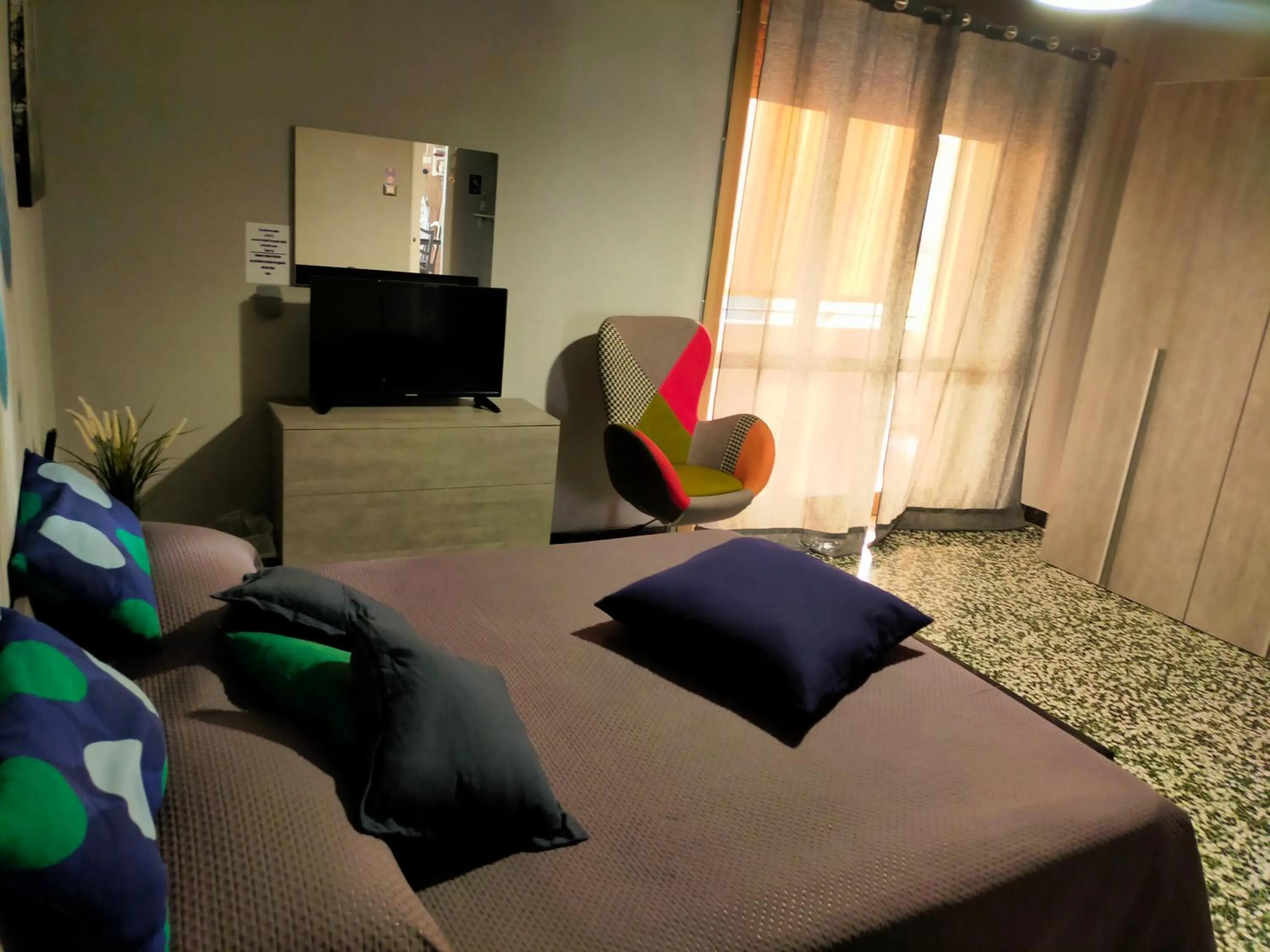 Bedroom, Bed in Parthenope rooms