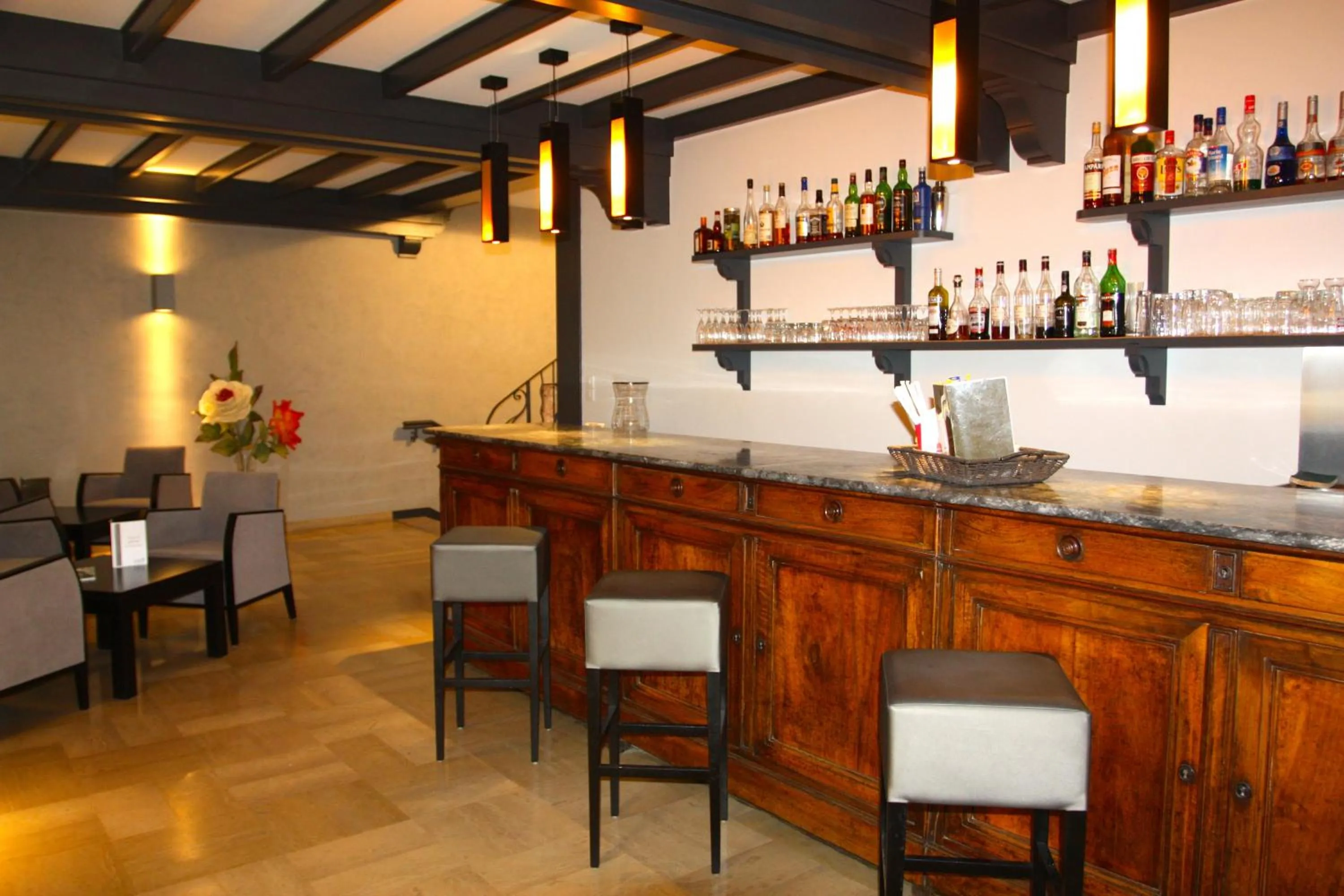 Lounge or bar in Chateau de Creissels