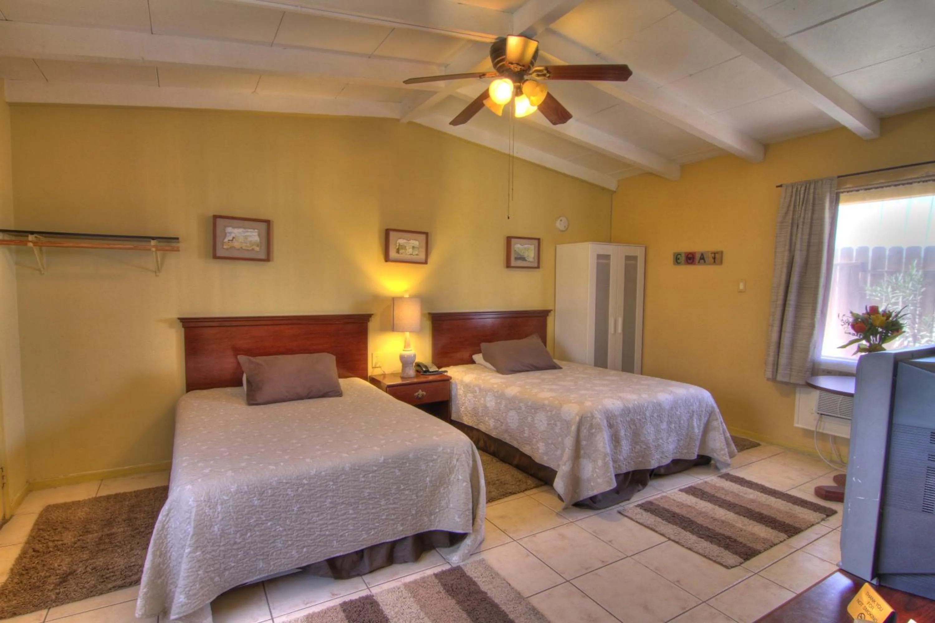 Bed in Harmony Motel