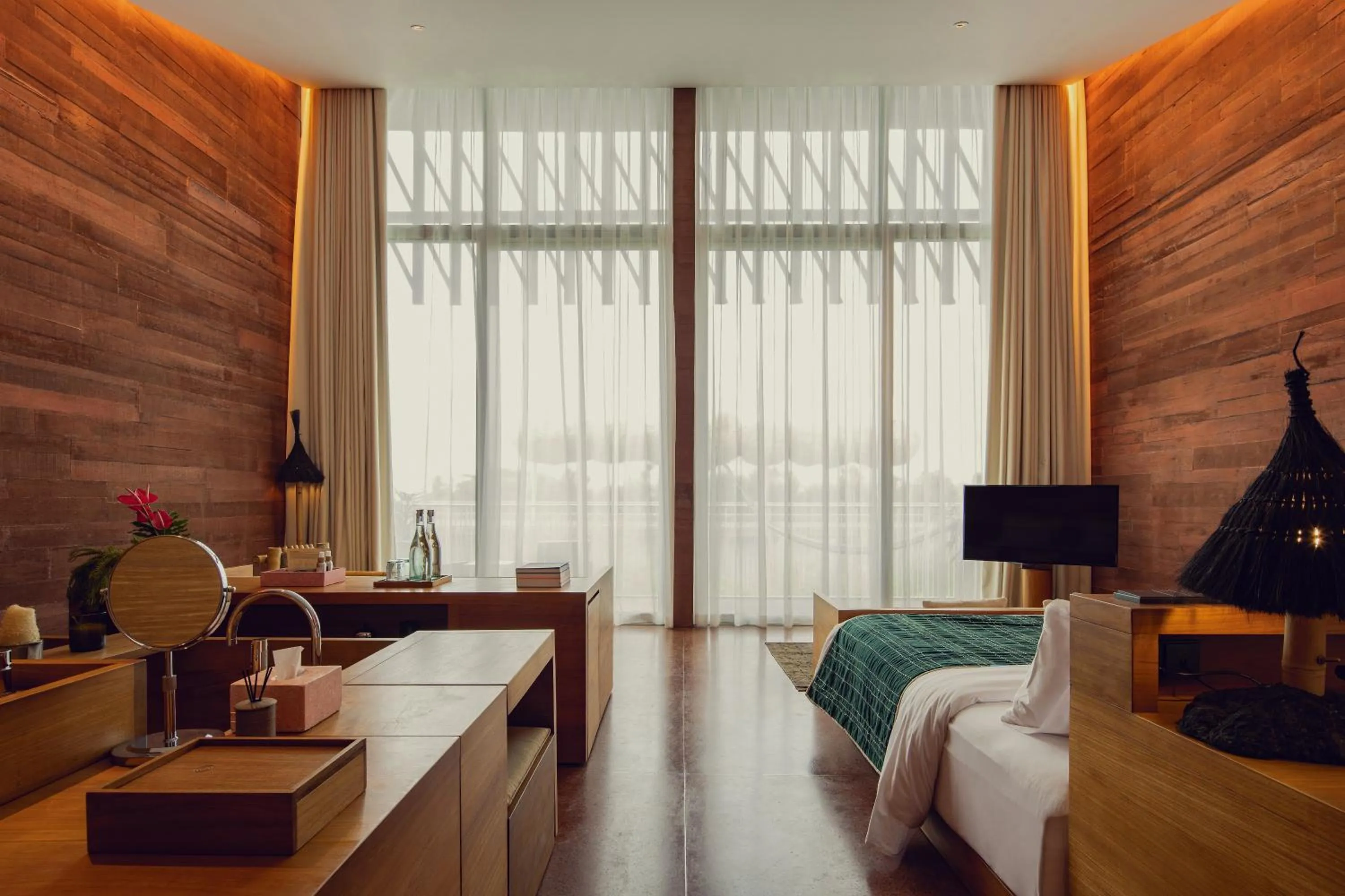 View (from property/room), Bed in Desa Potato Head Bali