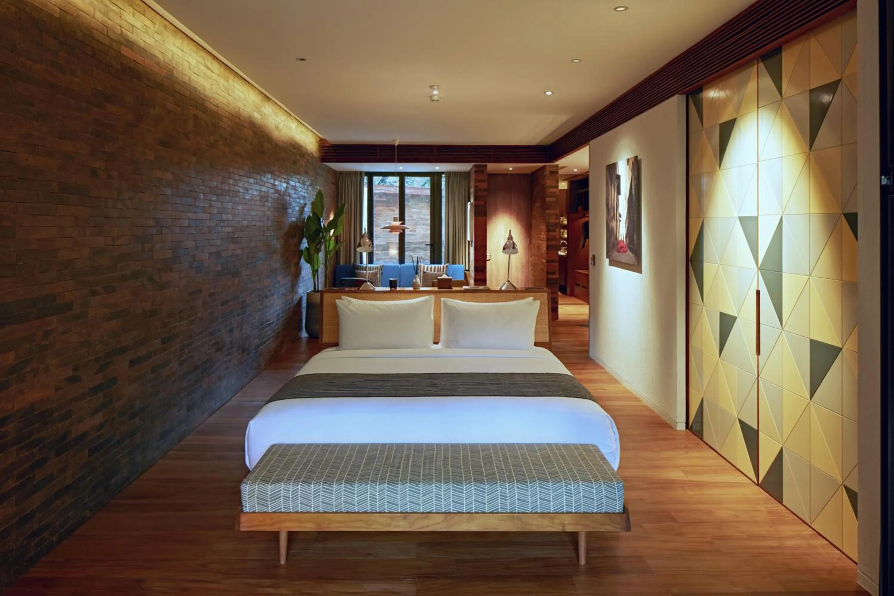 Bed in Desa Potato Head Bali