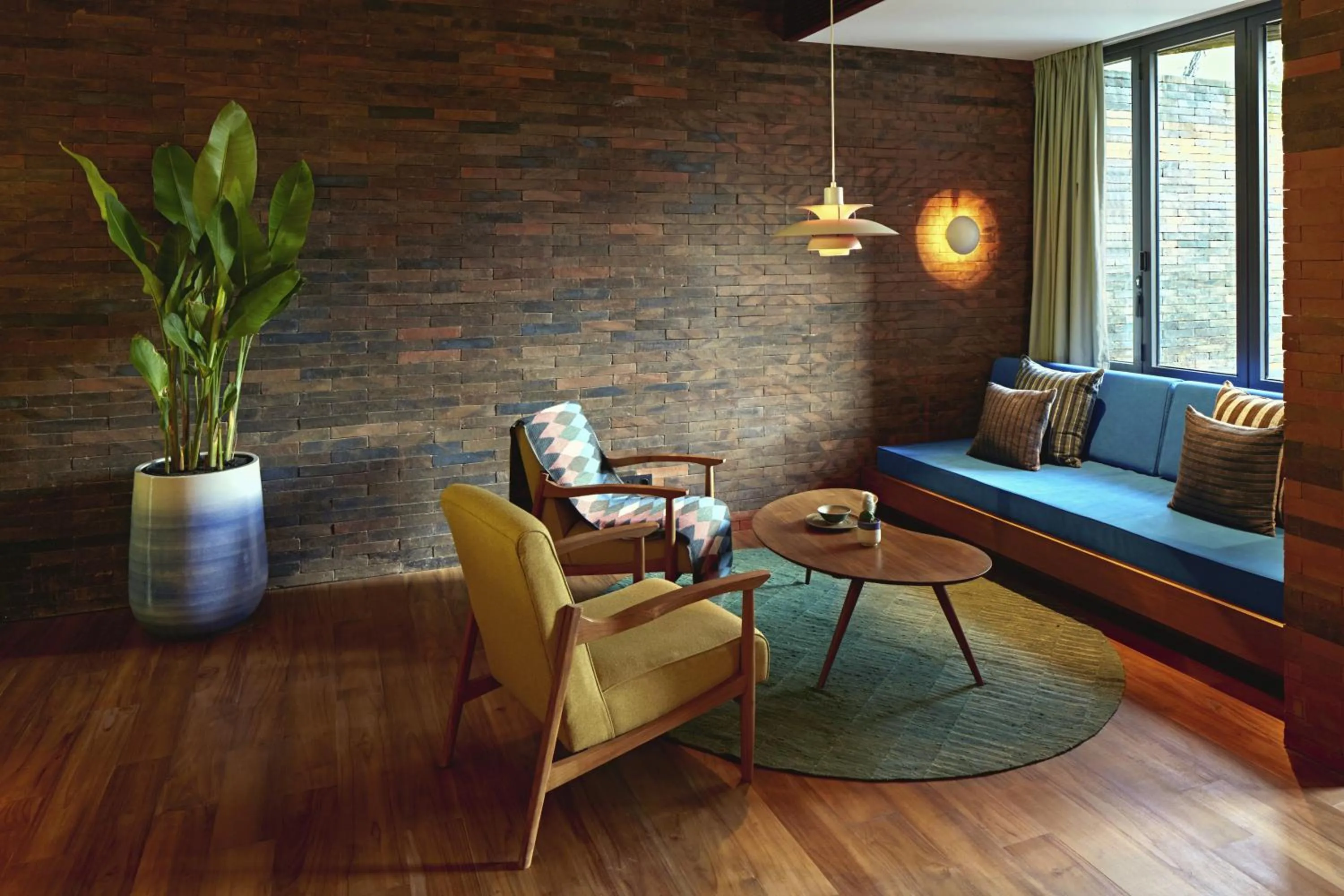 Seating area in Desa Potato Head Bali