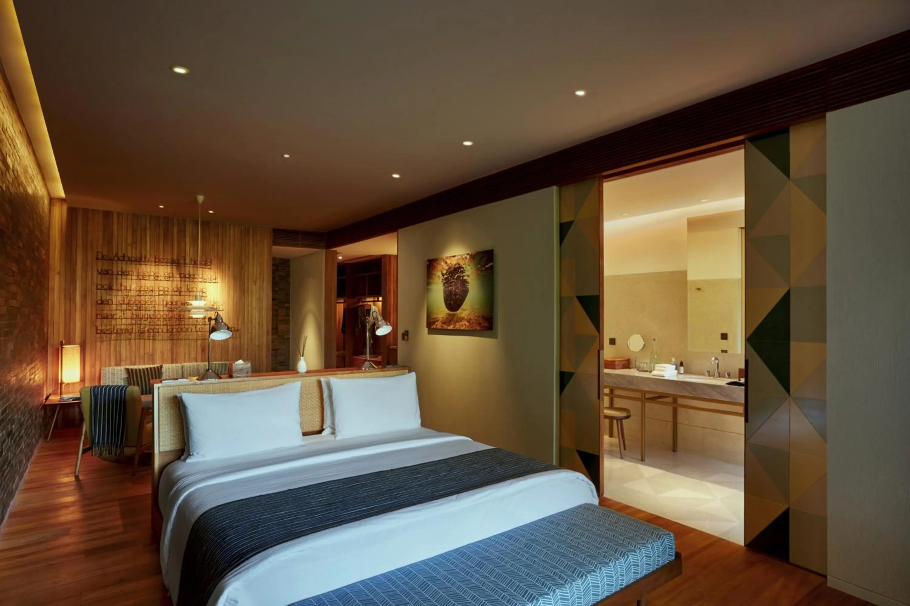 Bed in Desa Potato Head Bali
