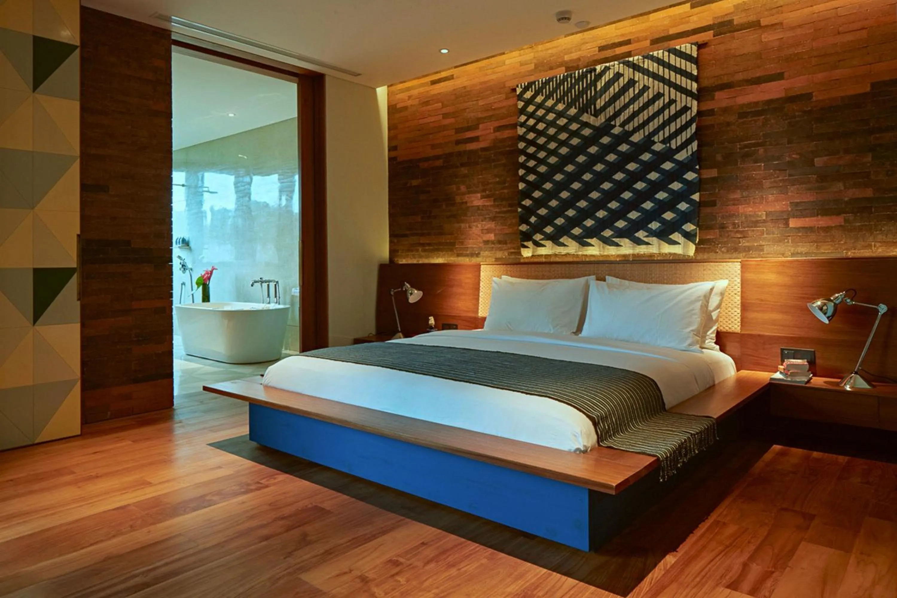Bed in Desa Potato Head Bali