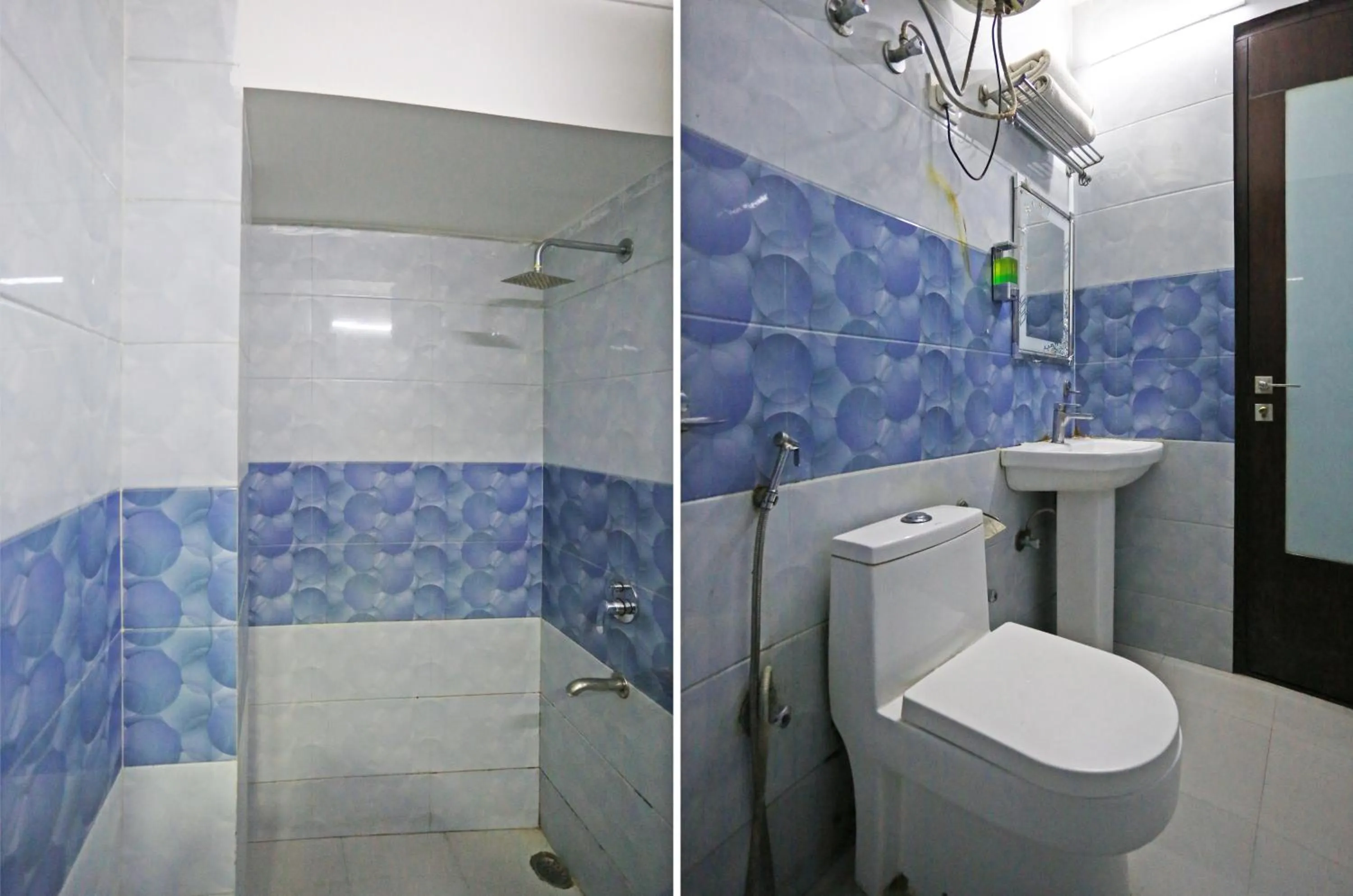 Shower in Hotel Star Inn-Near Delhi Airport