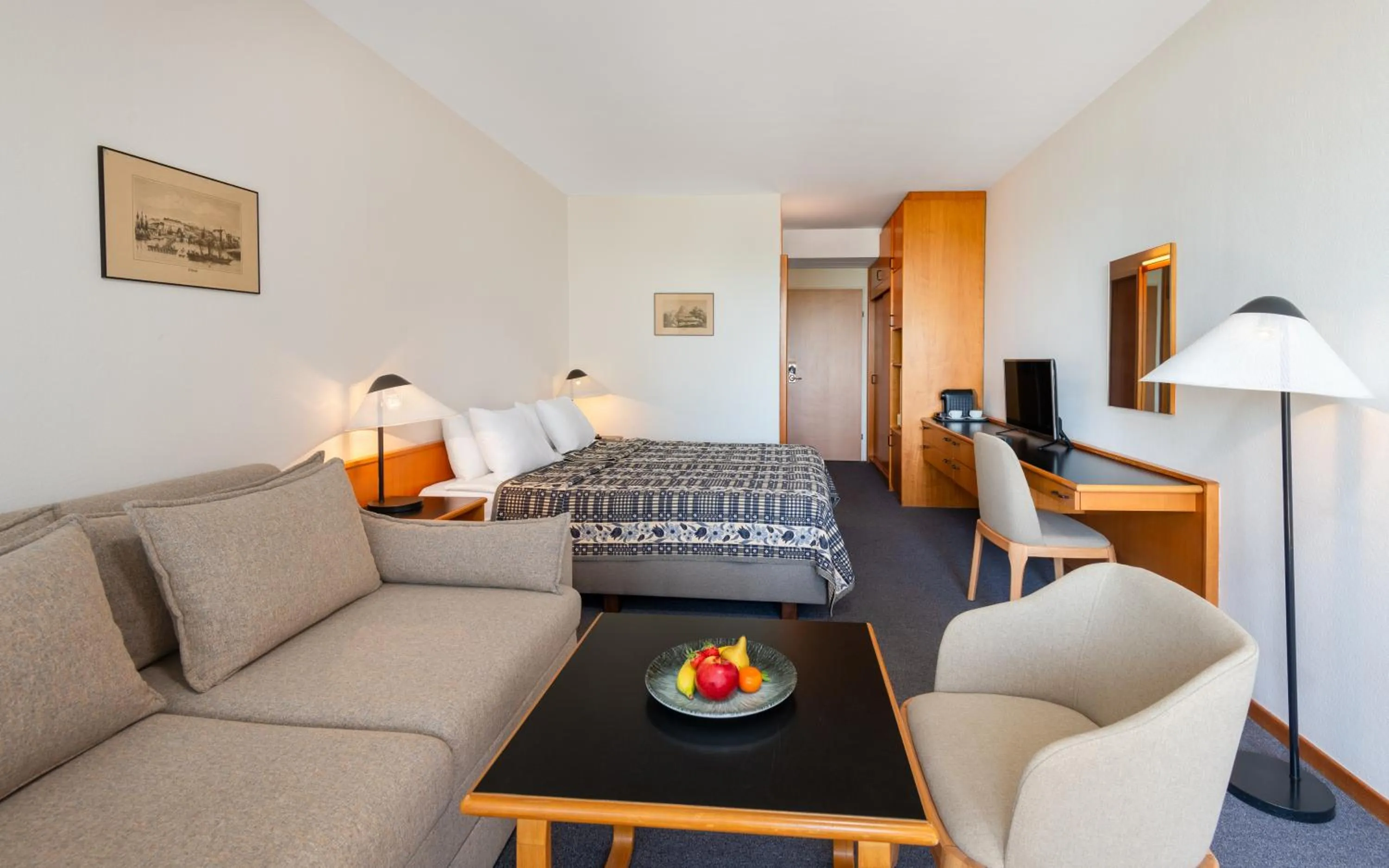 Bedroom, Bed in Hotel Club Tihany