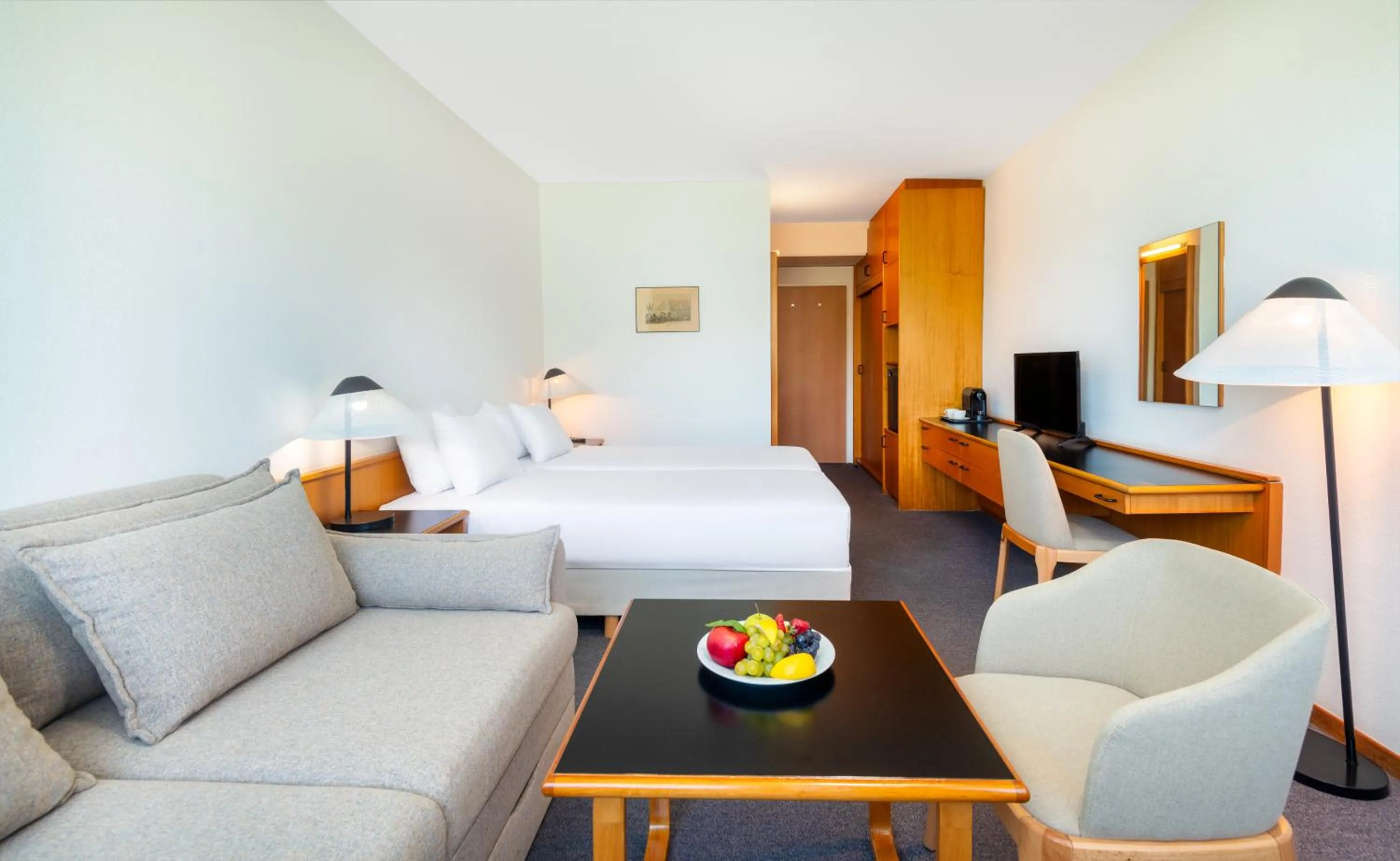 Bed in Hotel Club Tihany