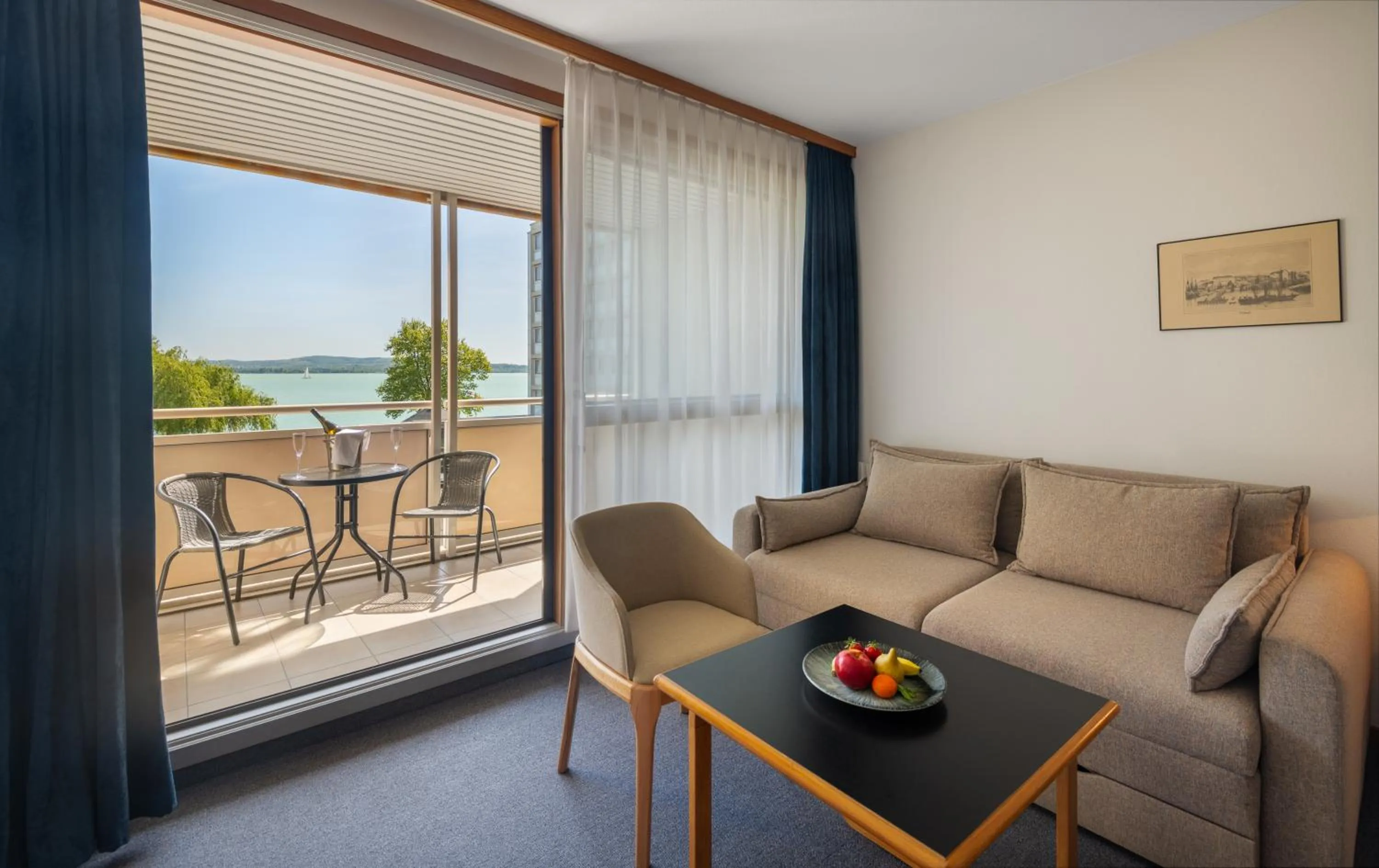 Balcony/Terrace in Hotel Club Tihany