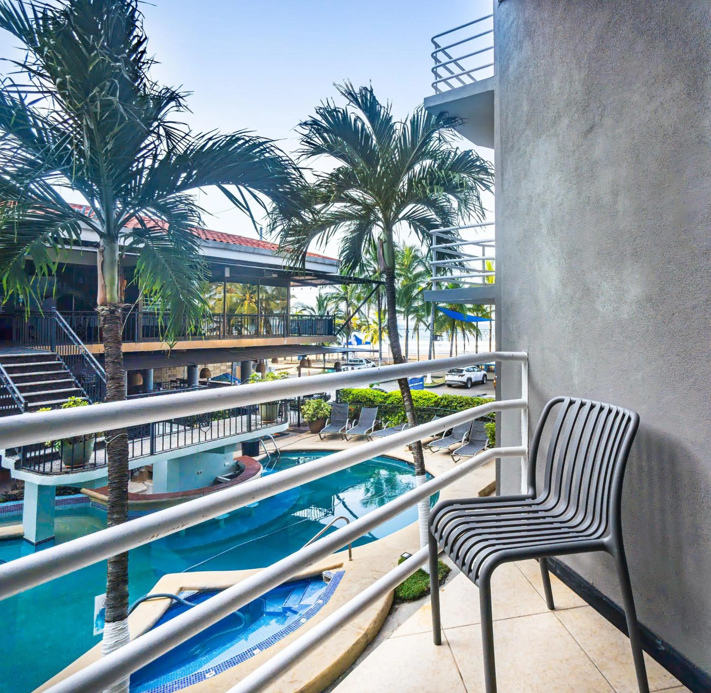 Balcony/Terrace in Paradise Jaco Beach Front