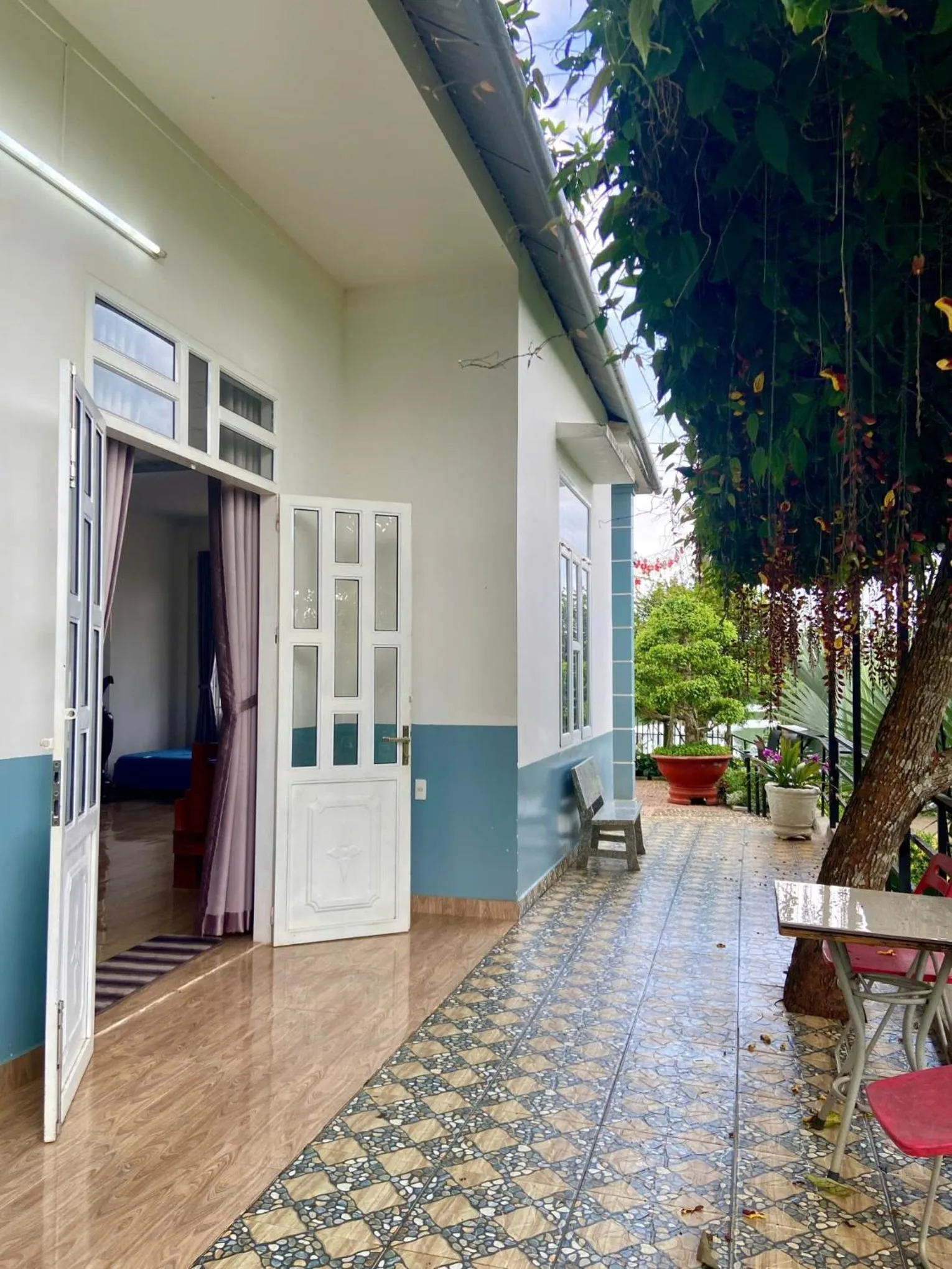 Dining area in An An Homestay Bảo Lộc