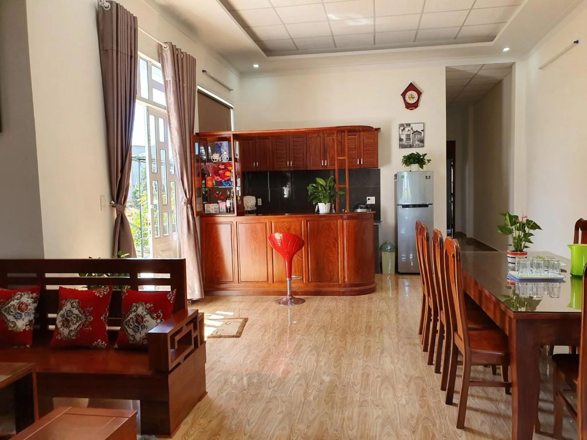Dining area in An An Homestay Bảo Lộc