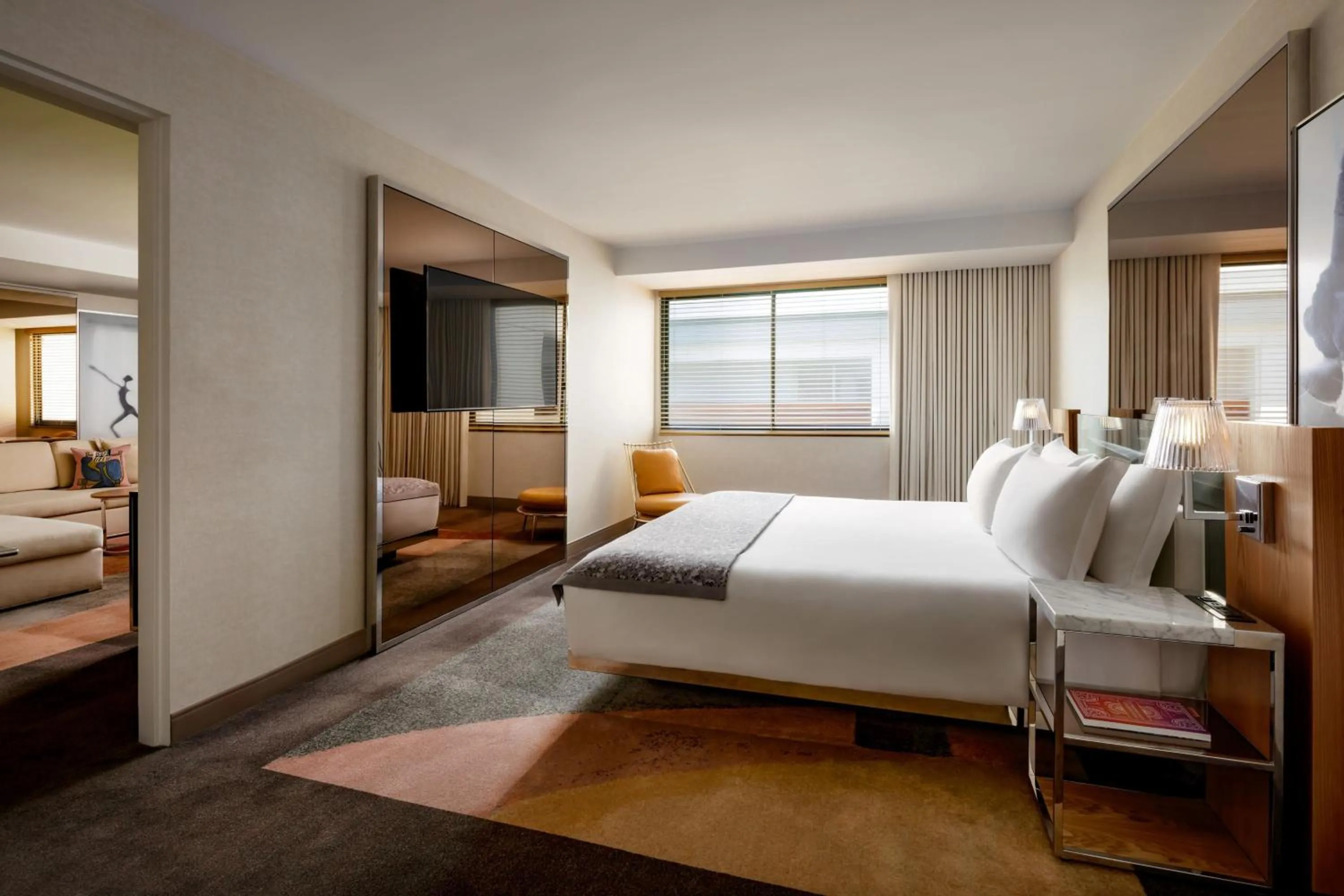 Bedroom, Bed in SLS Hotel, a Luxury Collection Hotel, Beverly Hills