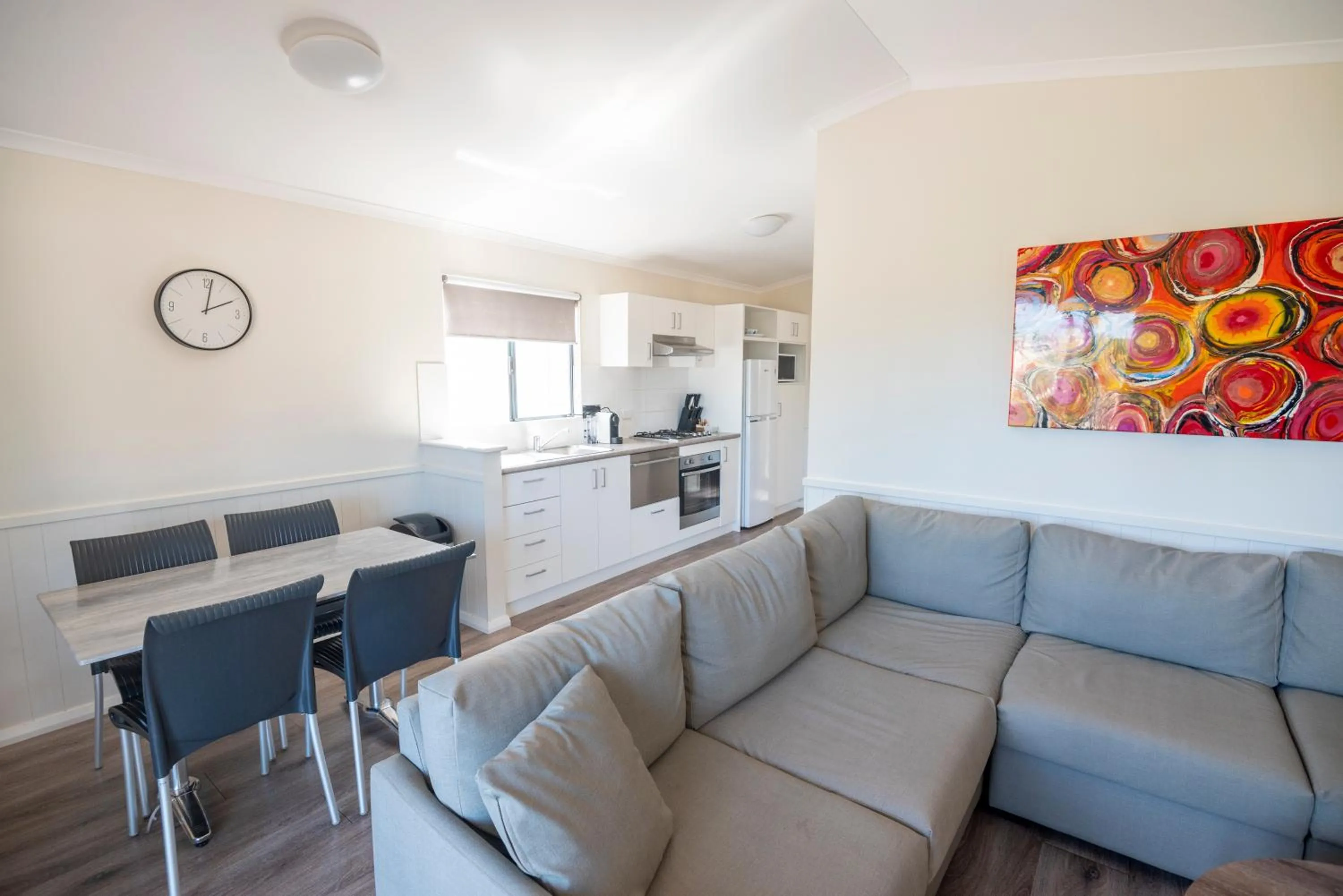 Living room in Jurien Bay Tourist Park