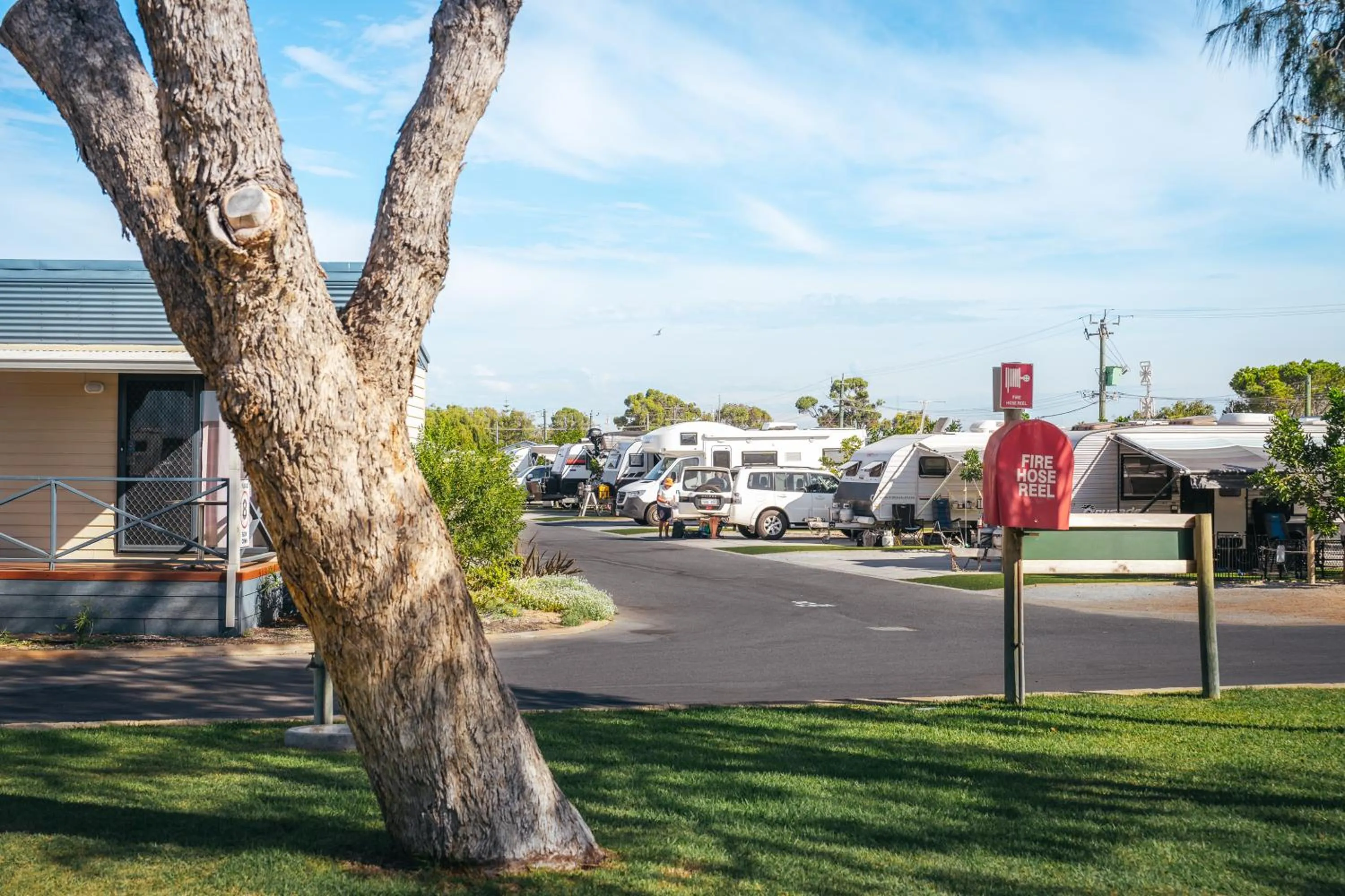 Property building in Jurien Bay Tourist Park