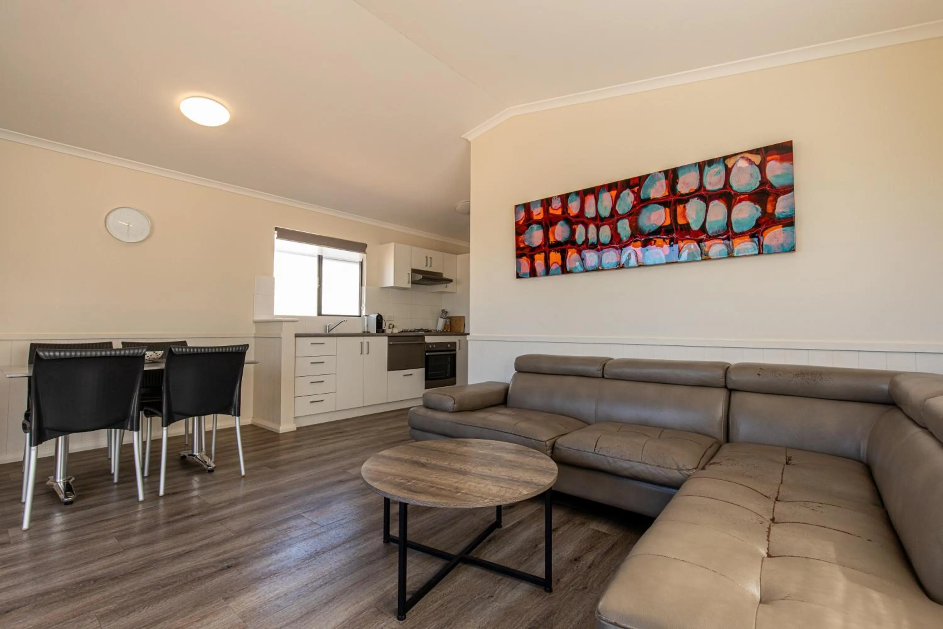 Living room in Jurien Bay Tourist Park