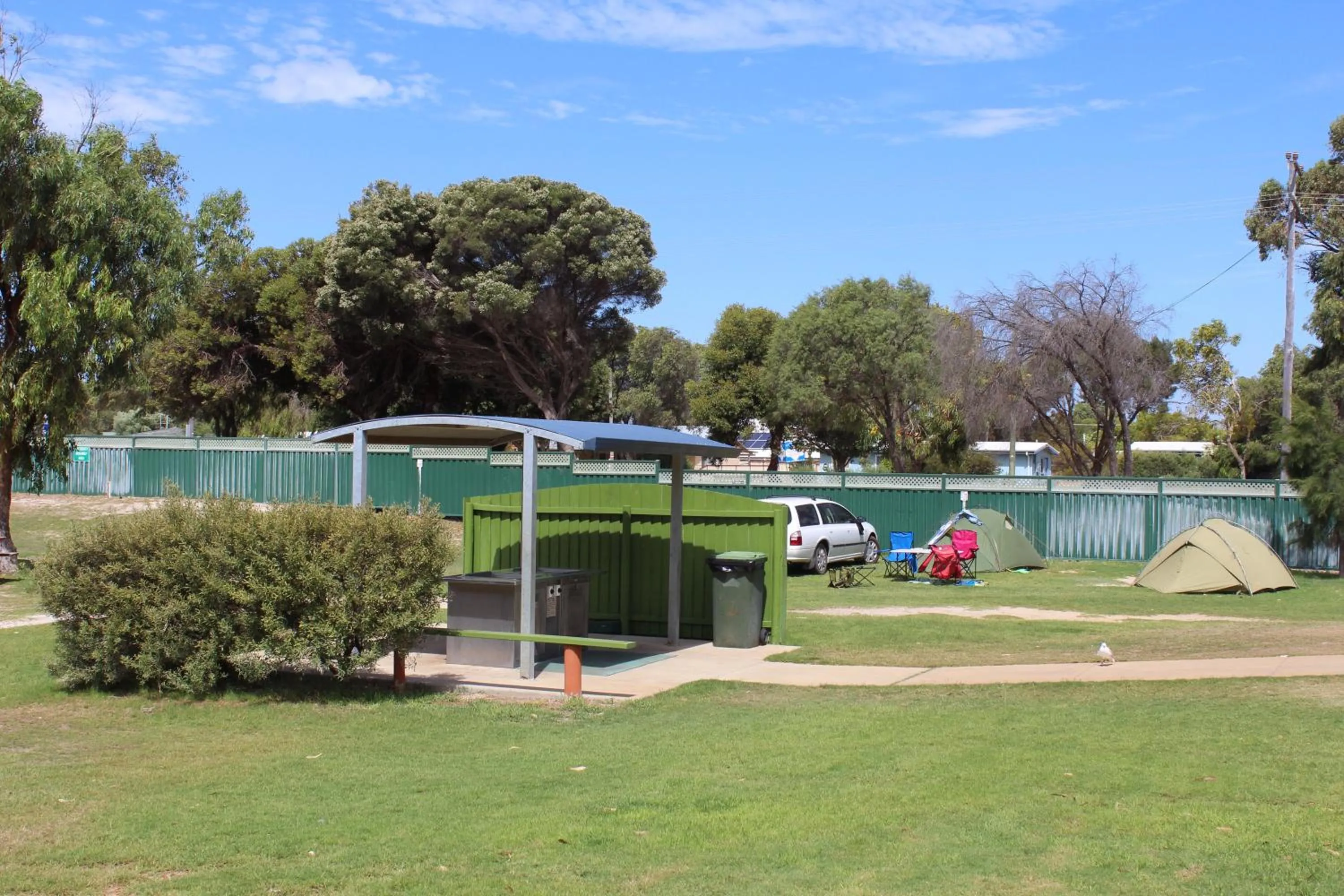 BBQ facilities in Jurien Bay Tourist Park