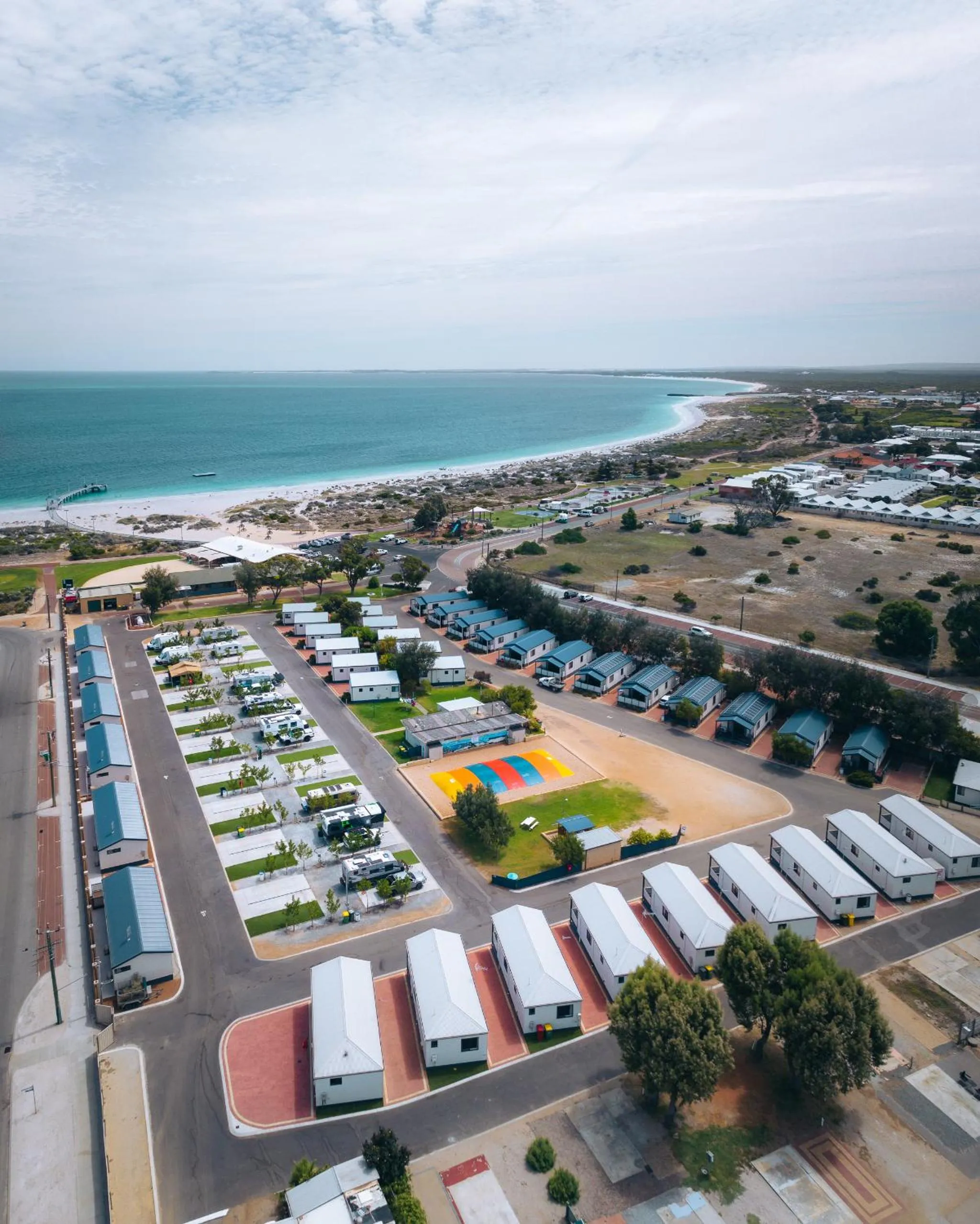 Bird's eye view in Jurien Bay Tourist Park