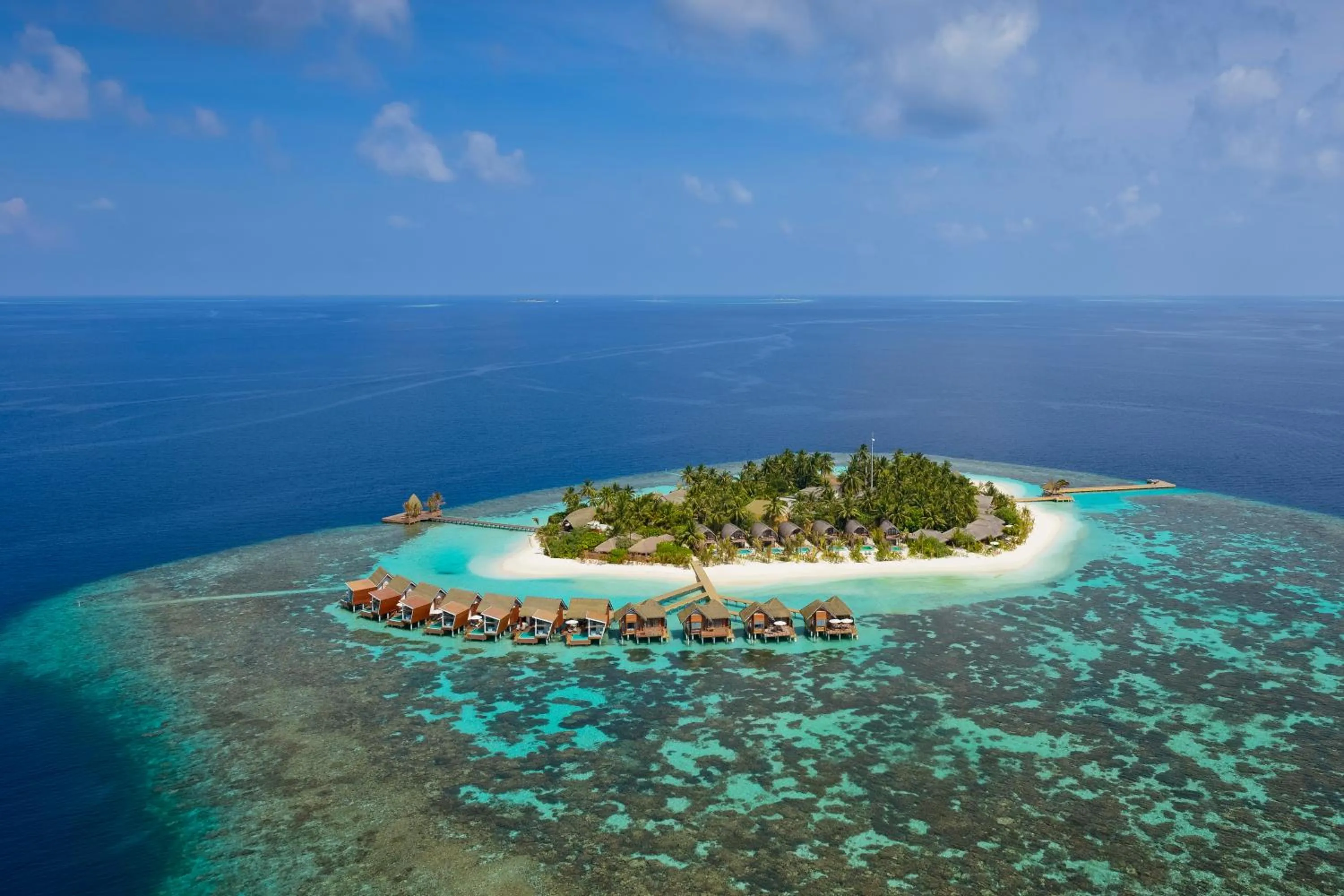Bird's eye view in Kandolhu Maldives