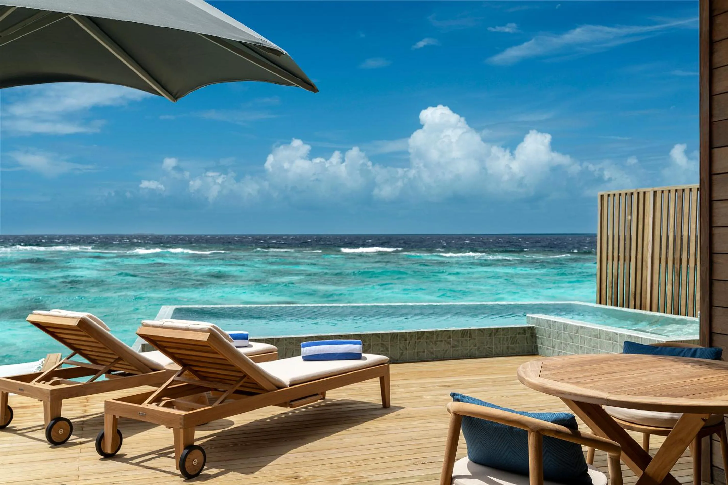 Pool view in Kandolhu Maldives