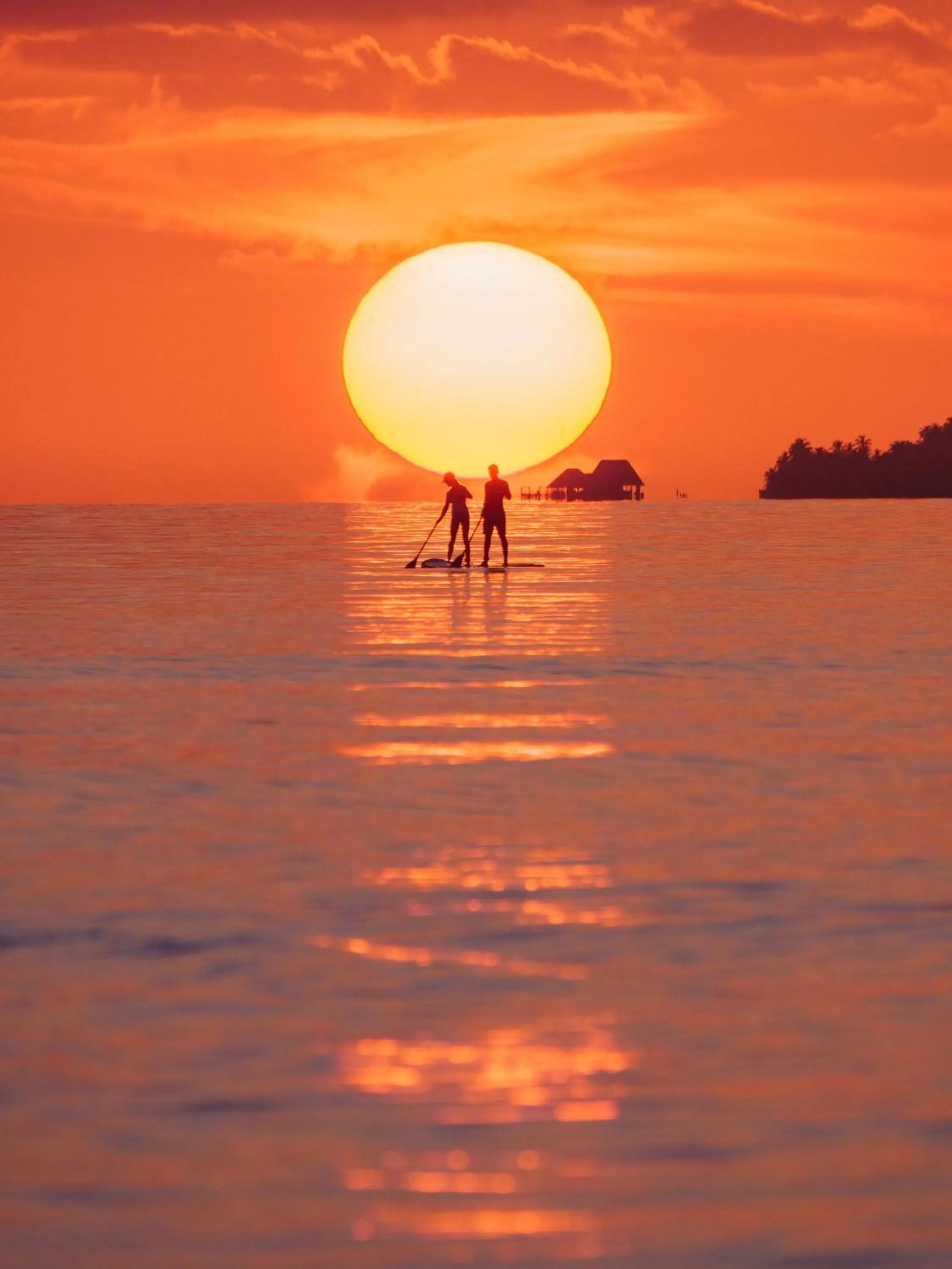 Sunset in Kandolhu Maldives