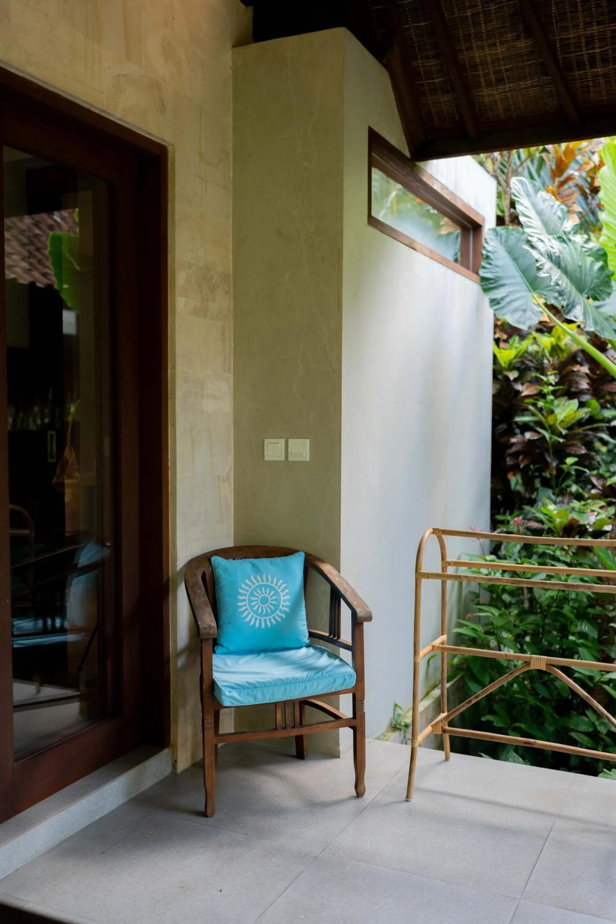 Patio in Sama's Cottages and Villas