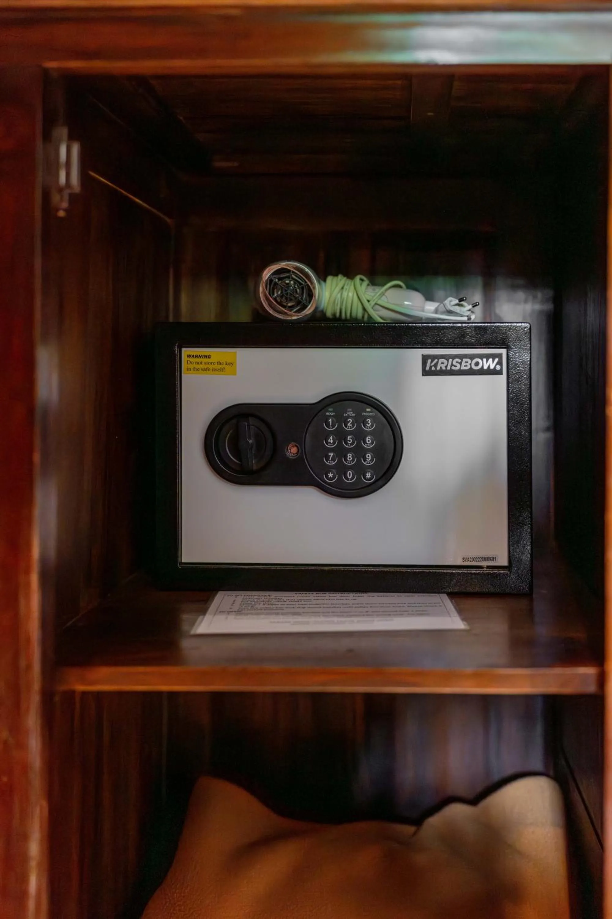 safe in Sama's Cottages and Villas