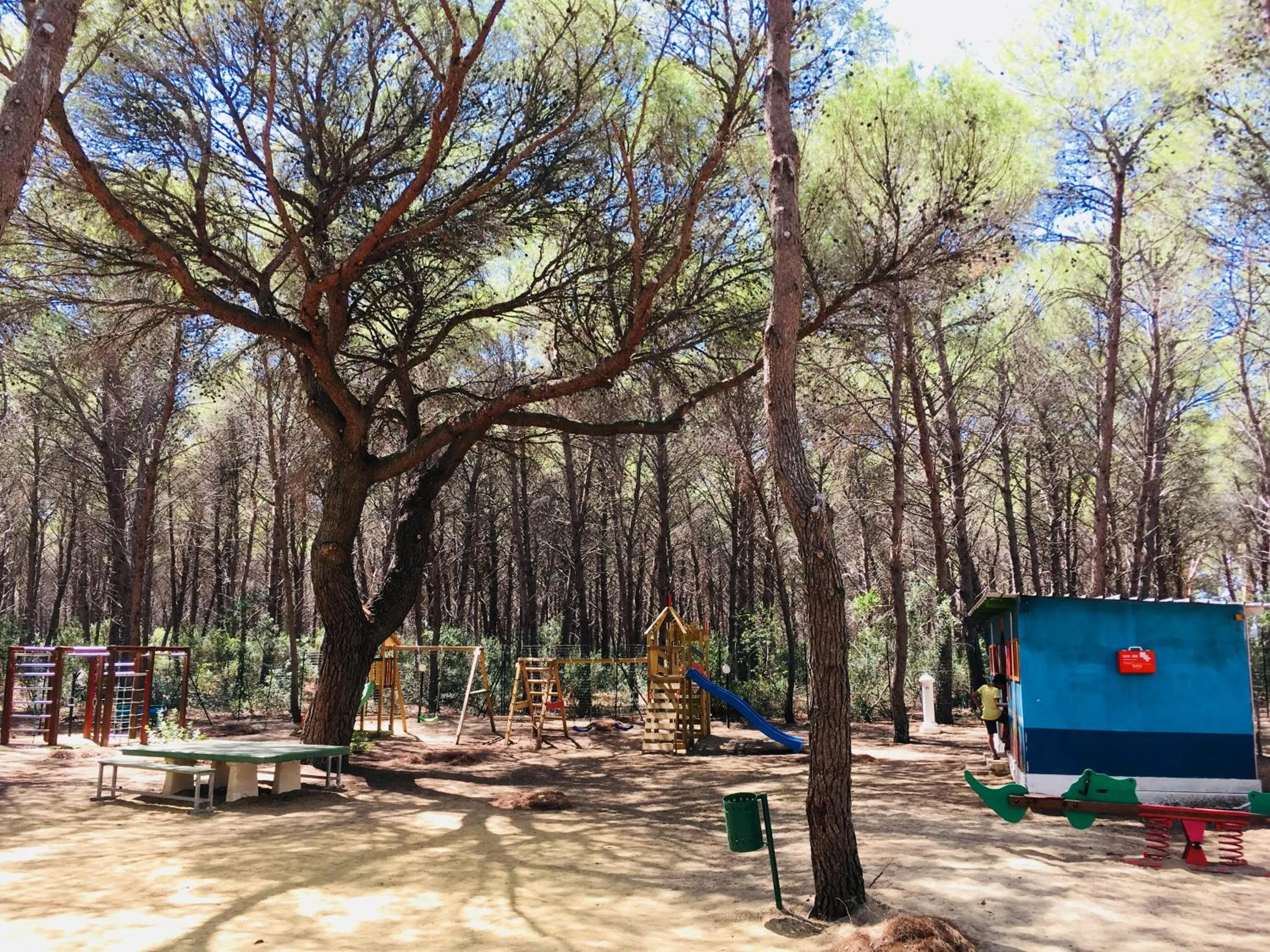 Children play ground in Riva dei Greci Camping Village