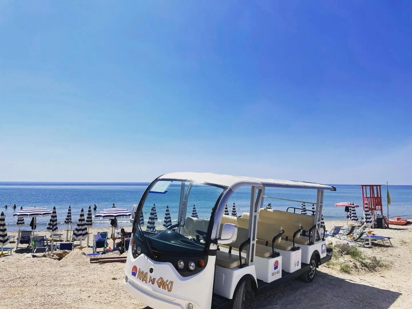 Beach in Riva dei Greci Camping Village
