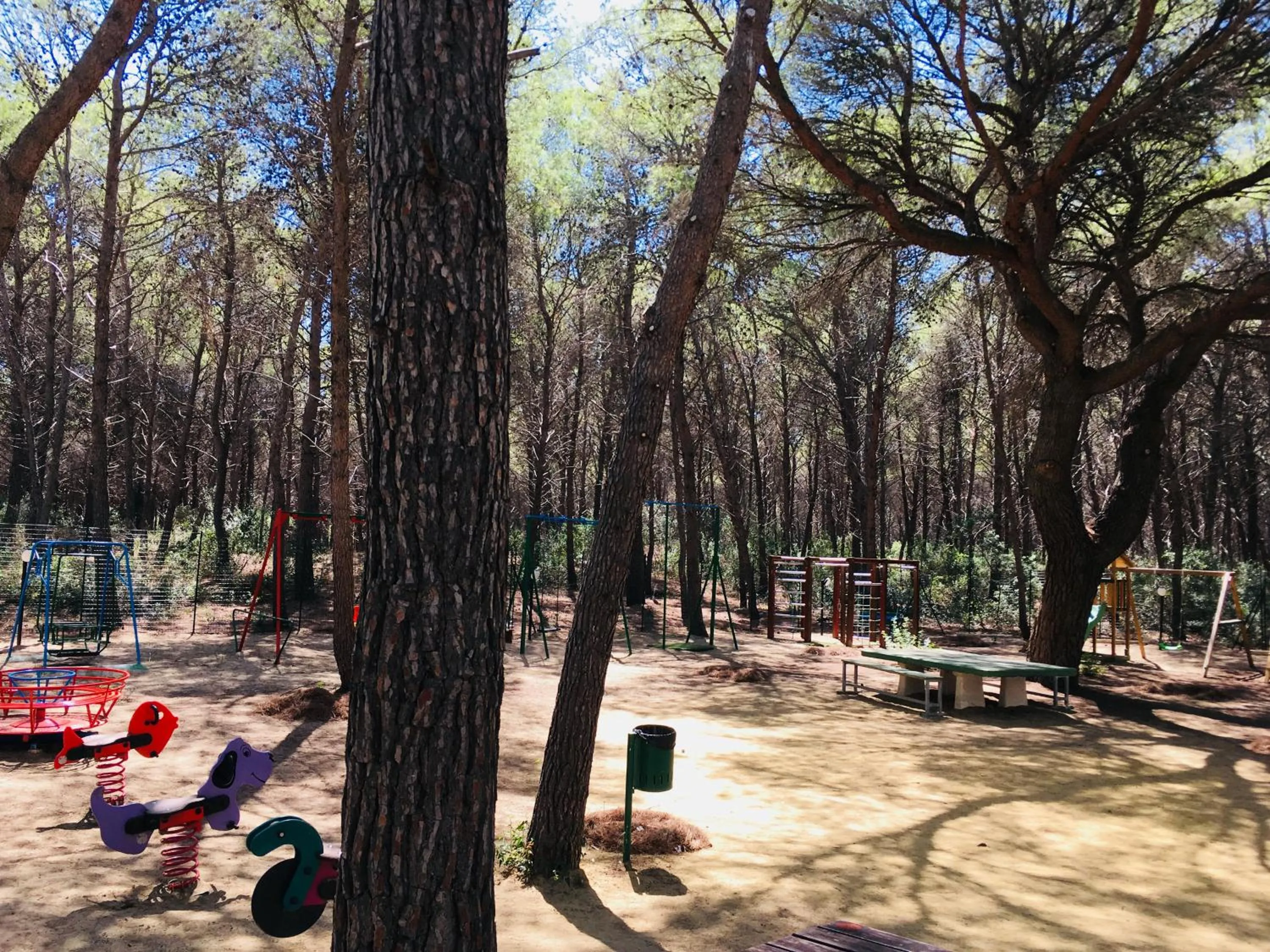 Children play ground in Riva dei Greci Camping Village