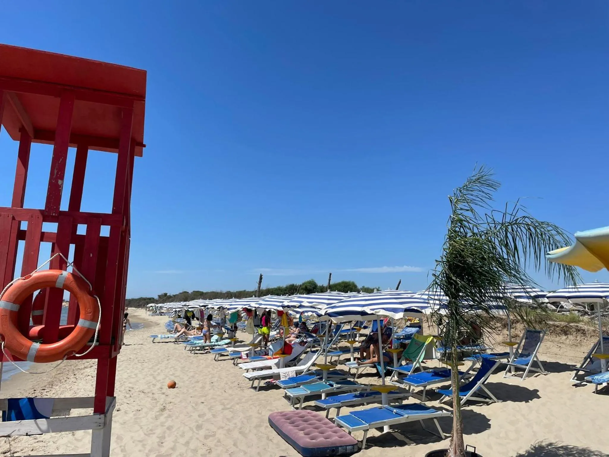 Beach in Riva dei Greci Camping Village